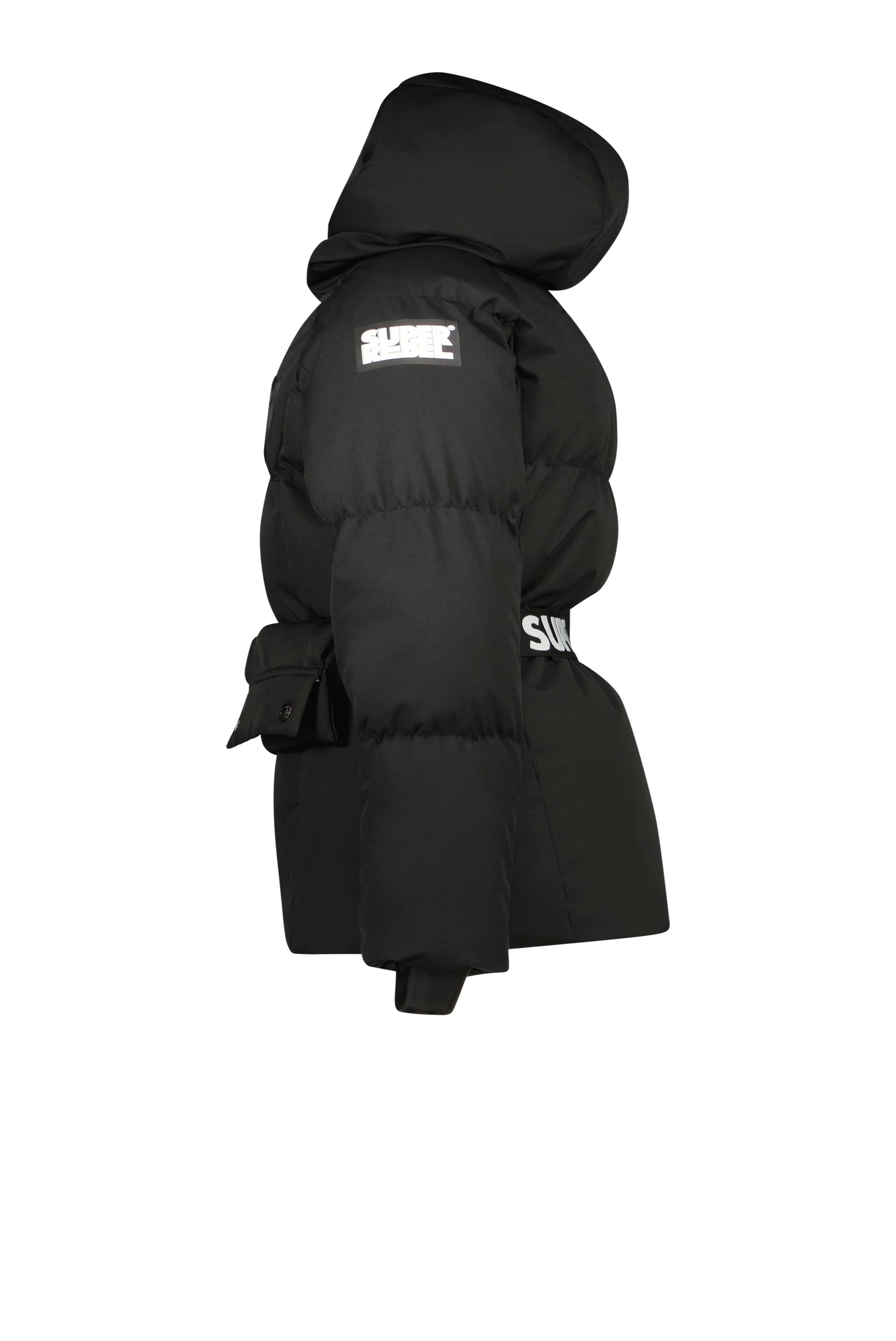 SuperRebel Puff Jacket Black