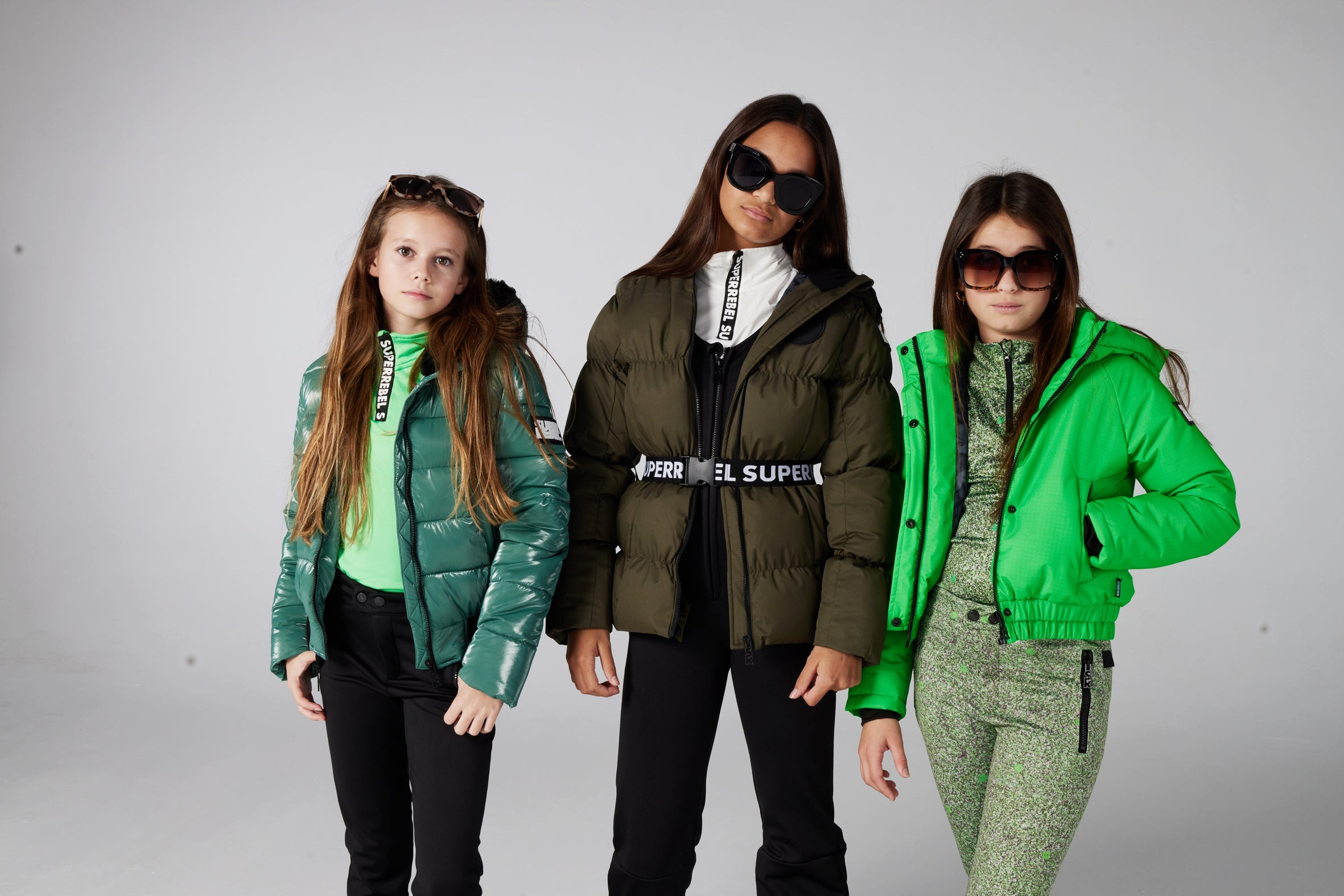 SuperRebel Puff Jacket Green