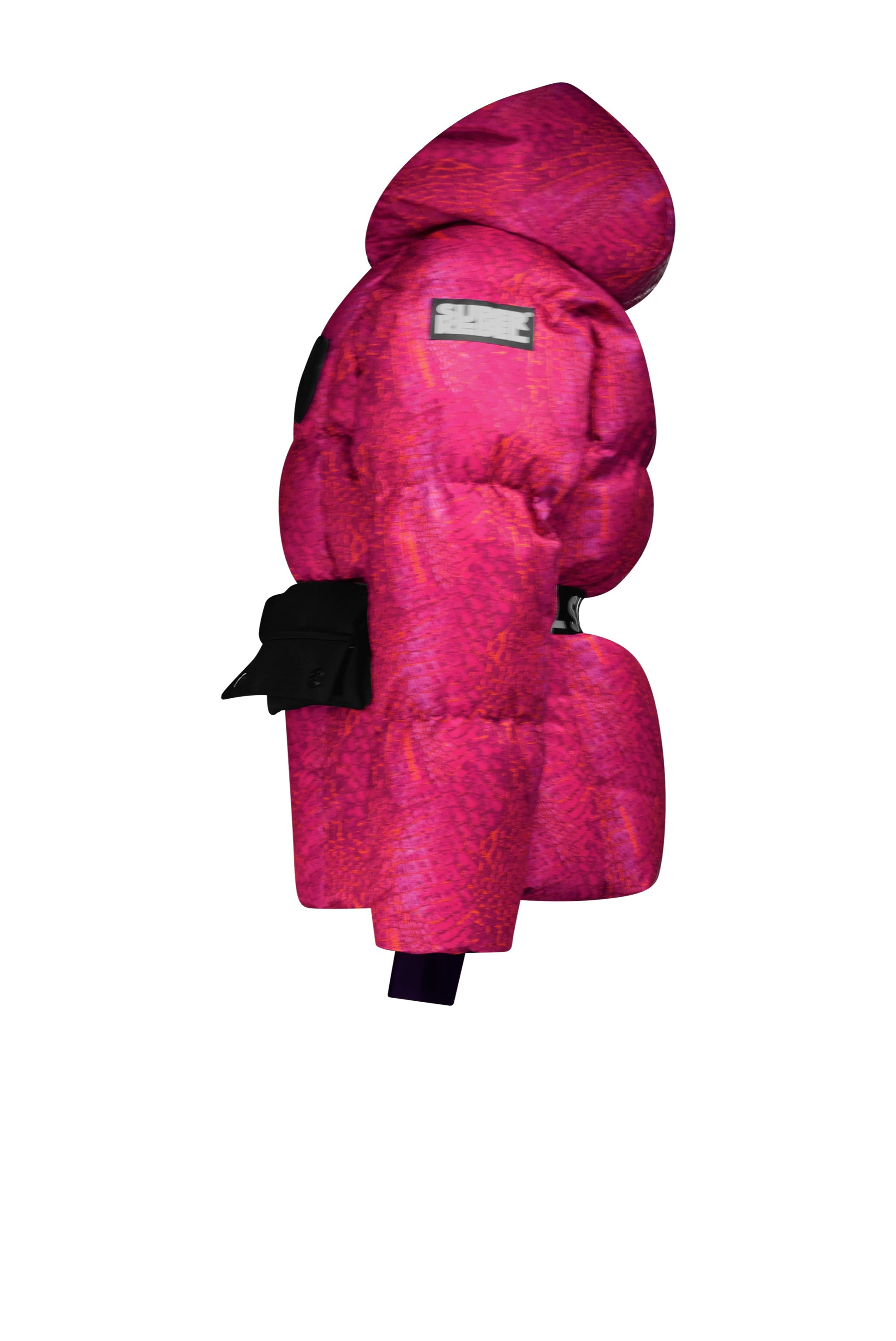 SuperRebel Puff Jacket Croco