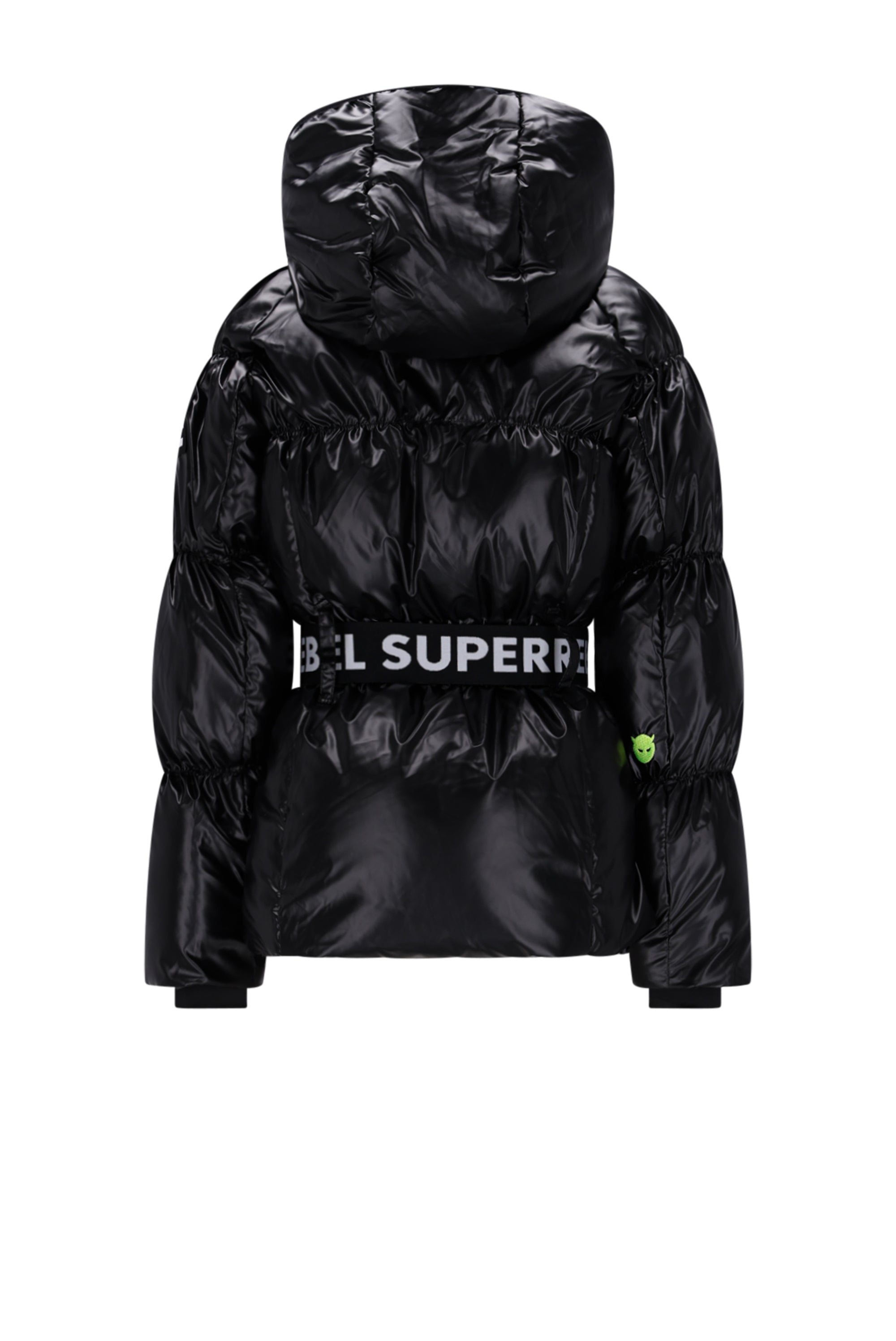 SuperRebel Puff Girls Hooded Winterjacket Black