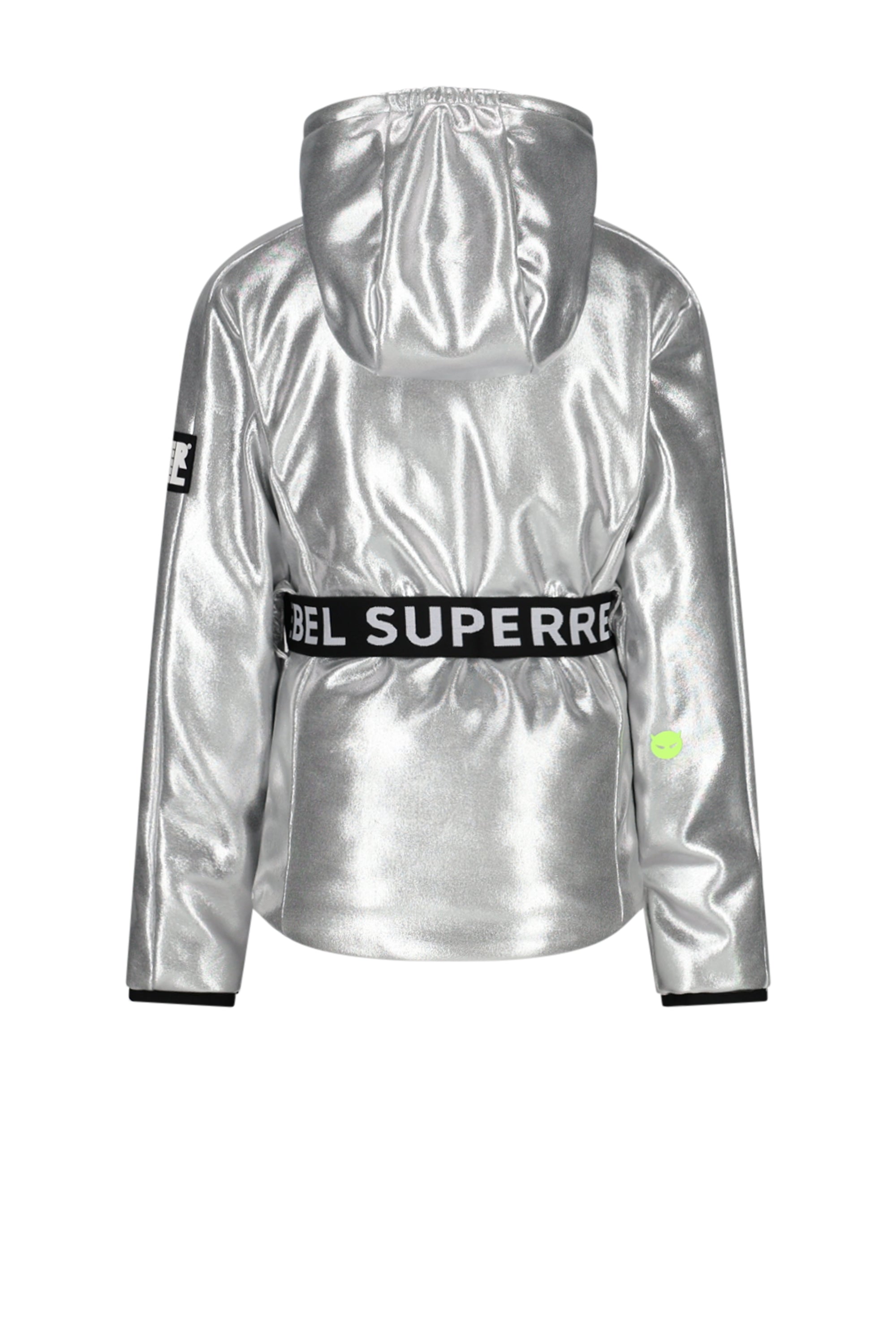SuperRebel Spumy Girls Outdoor Softshell Jacket Silver