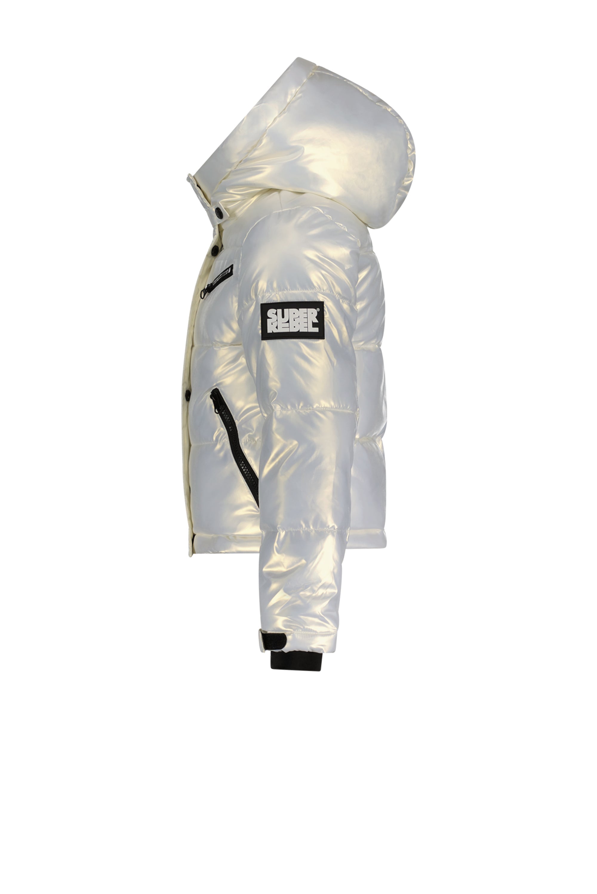 SuperRebel Spicy Girls Hooded Ski Jacket White