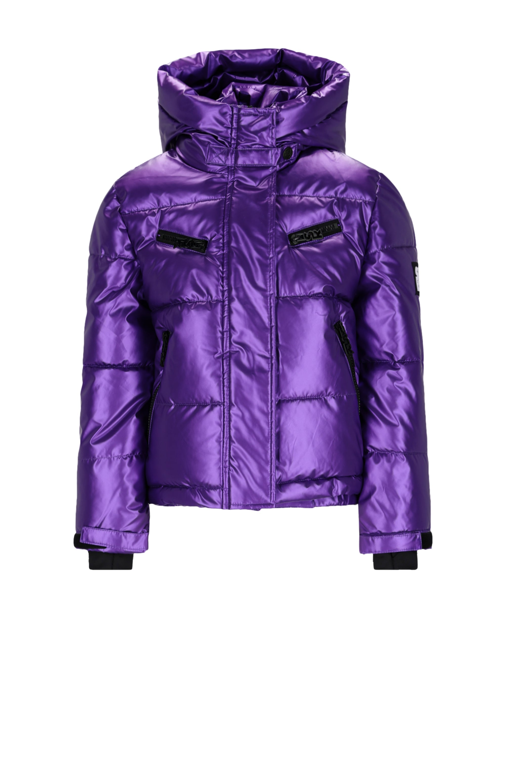 SuperRebel Spicy Girls Hooded Ski Jacket Purple