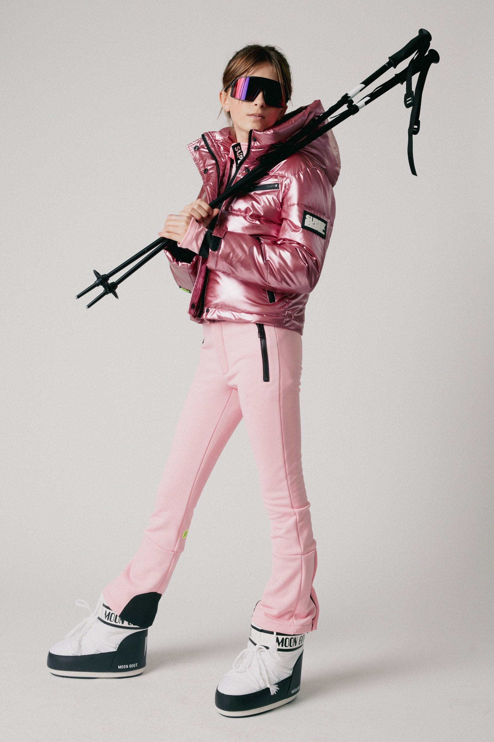 SuperRebel Speak Ski Trouser Pink
