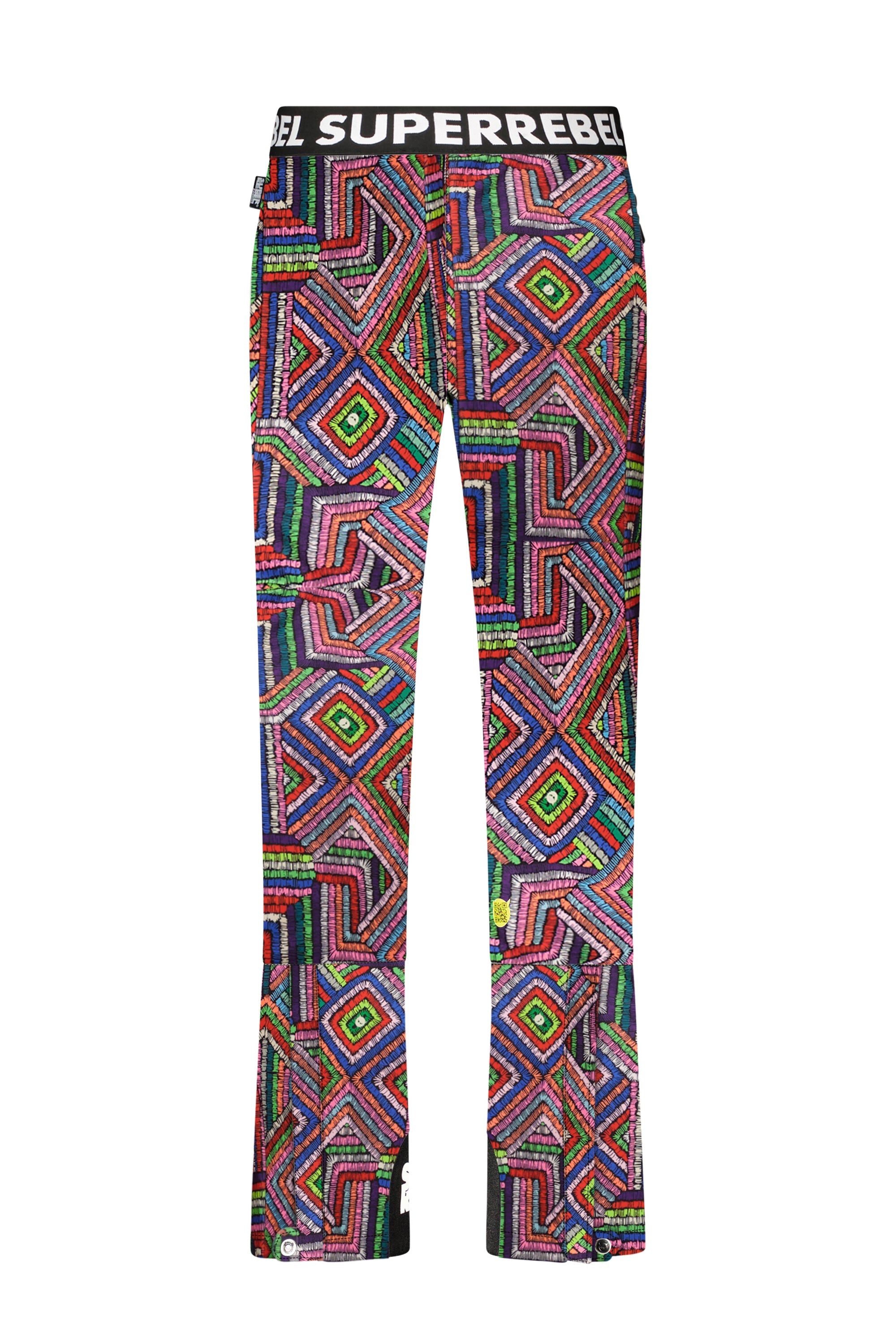 SuperRebel Speak Ski Trouser Purple Aop