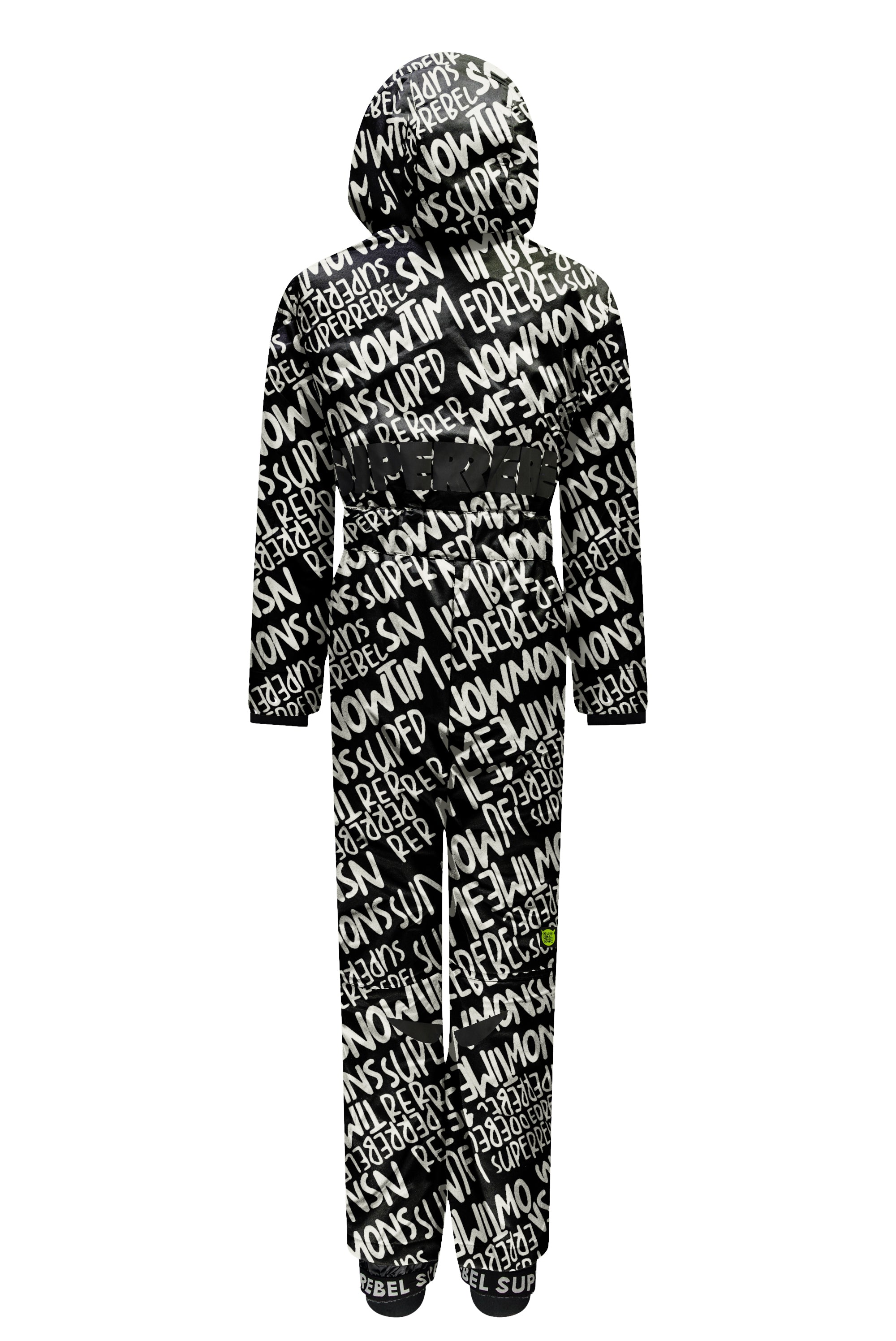SuperRebel Suit Ski Suit Black Aop