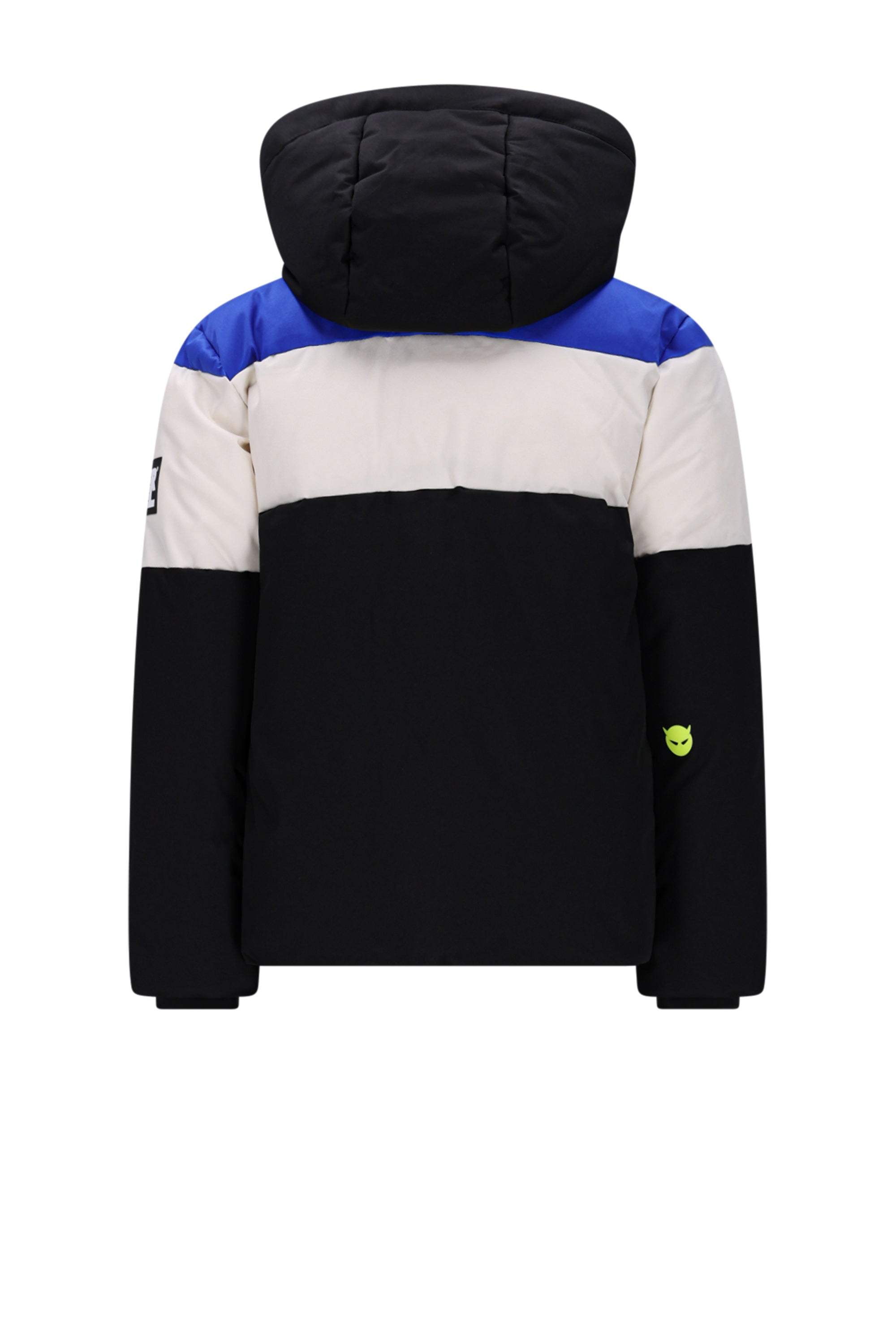 SuperRebel Bobb Boys Winter Jacket Colorblock Black&Blue
