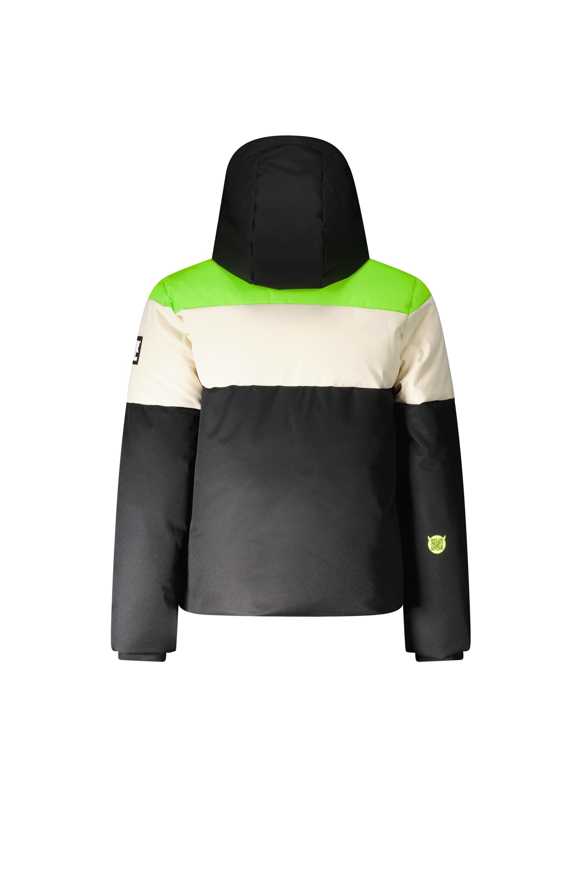 SuperRebel Bobb Boys Winter Jacket Colorblock Black