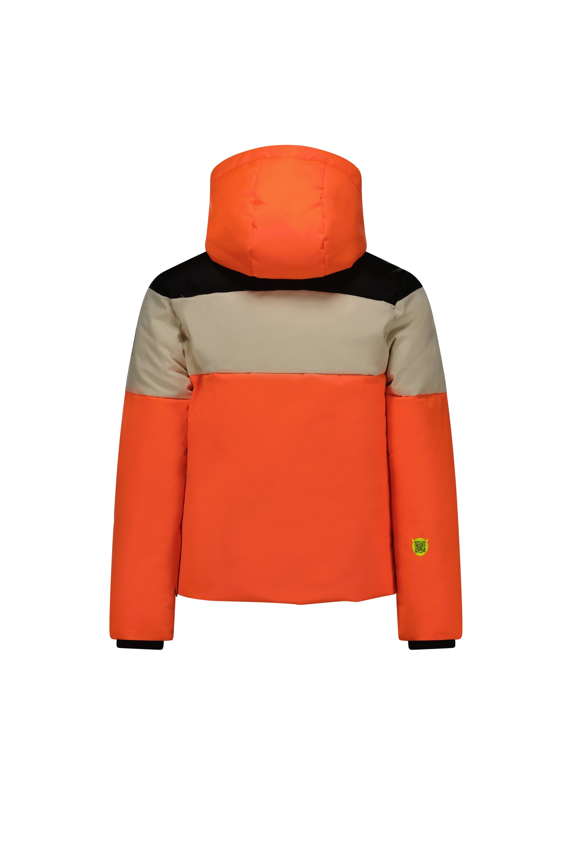 SuperRebel Bobb Boys Winter Jacket Colorblock Neon Orange