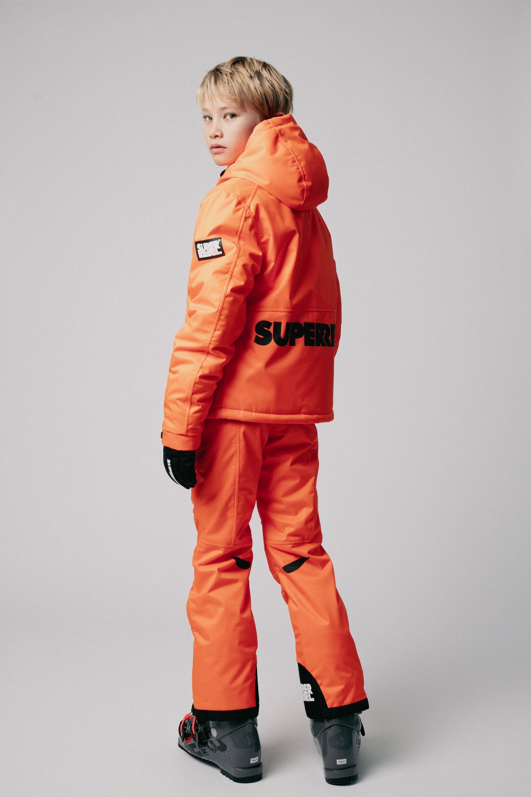 SuperRebel Space Ski Twill Jacket Neon Orange
