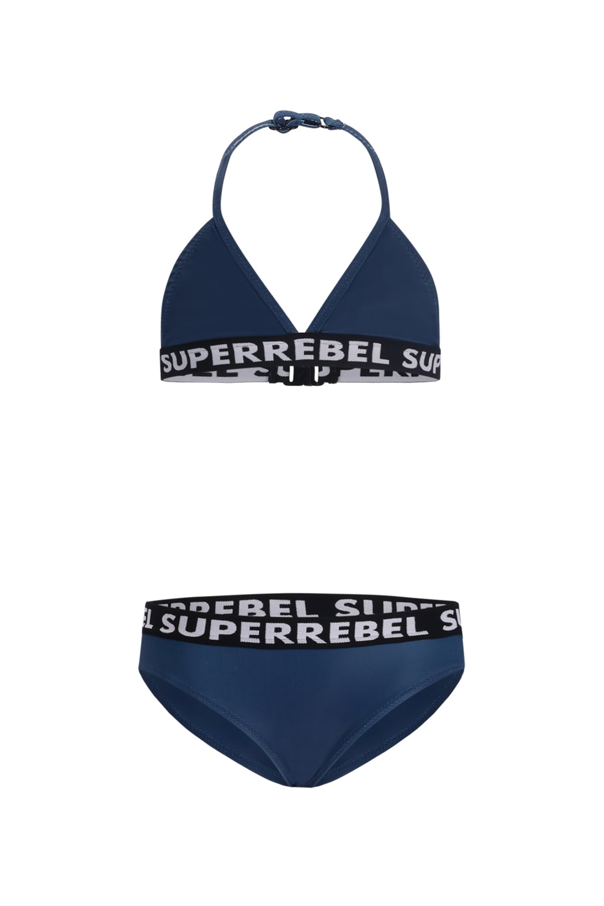 Isla Triangle Bikini Navy Swimwear