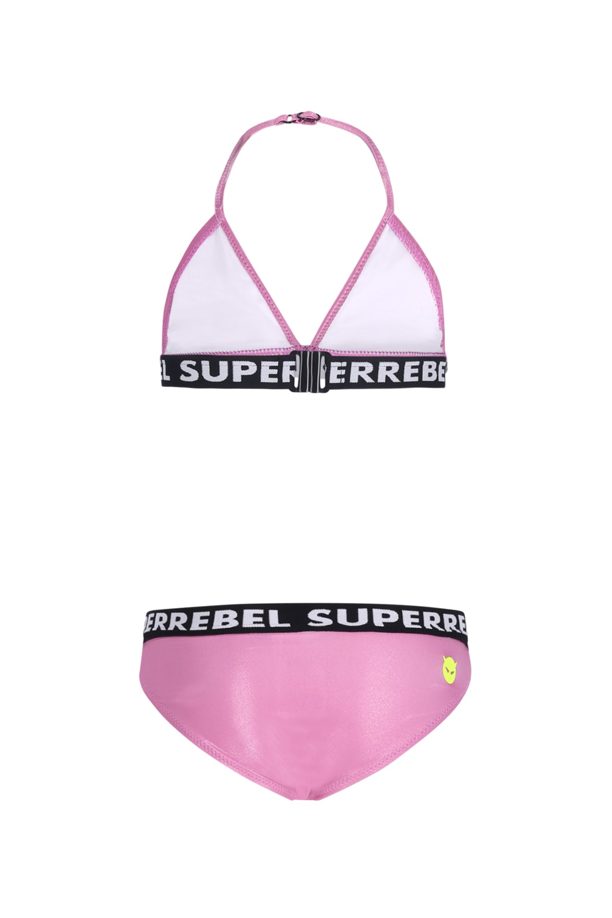 Isla Triangle Bikini Metallic Pink