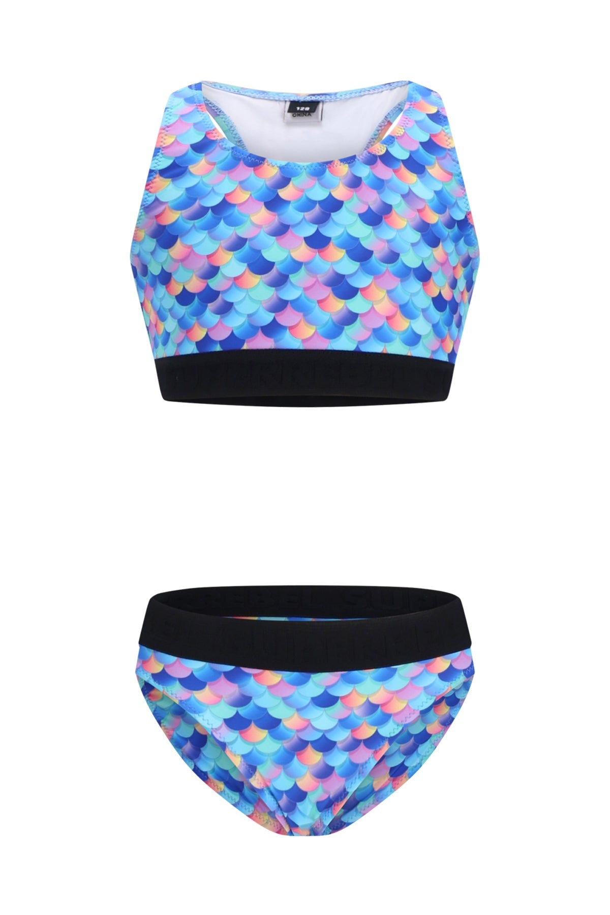 Carmel Tanktop Bikini Mermaid Alloverprint Blue