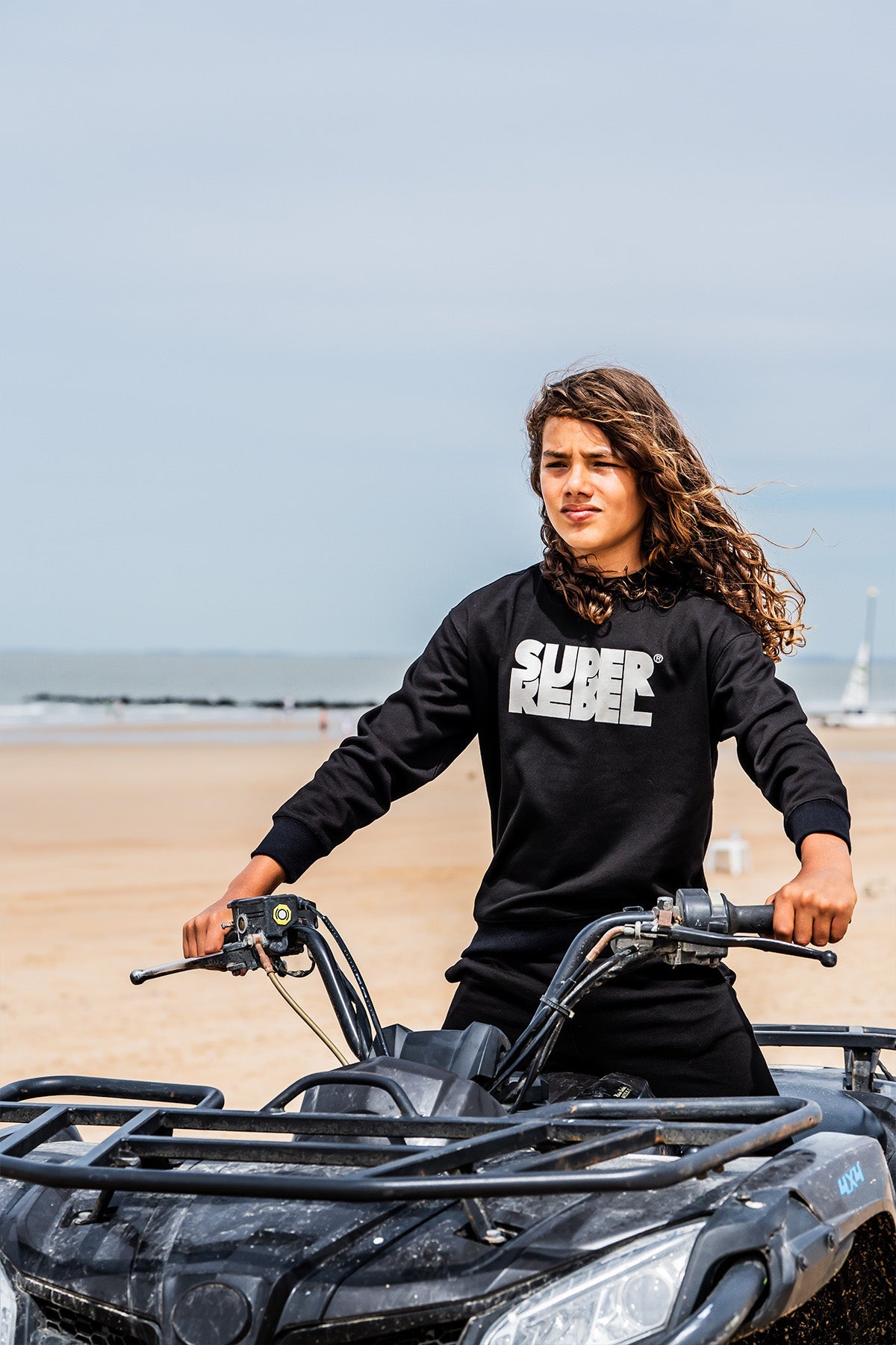 Sweater Round Neck Boys Black