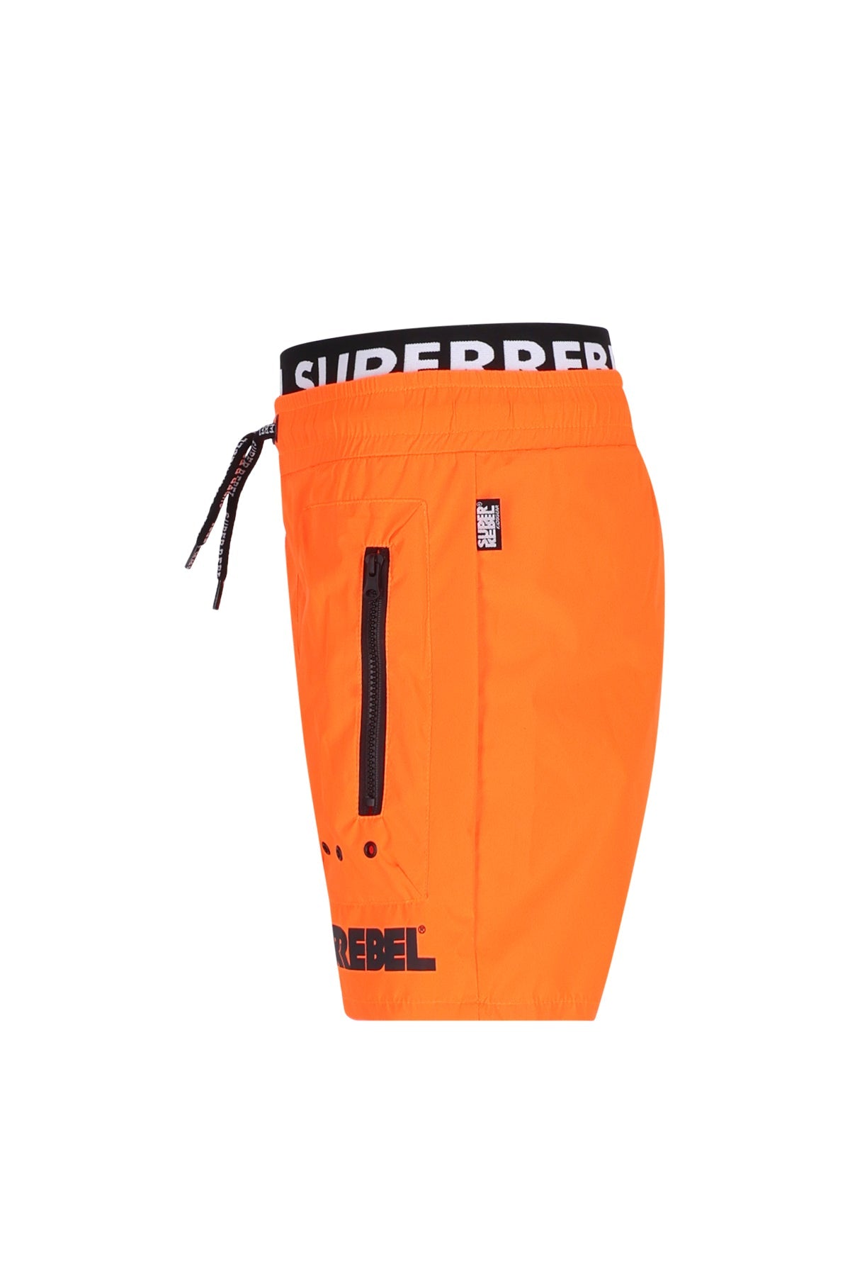 Vulcano Swimhort With Pockets and zippers Orange