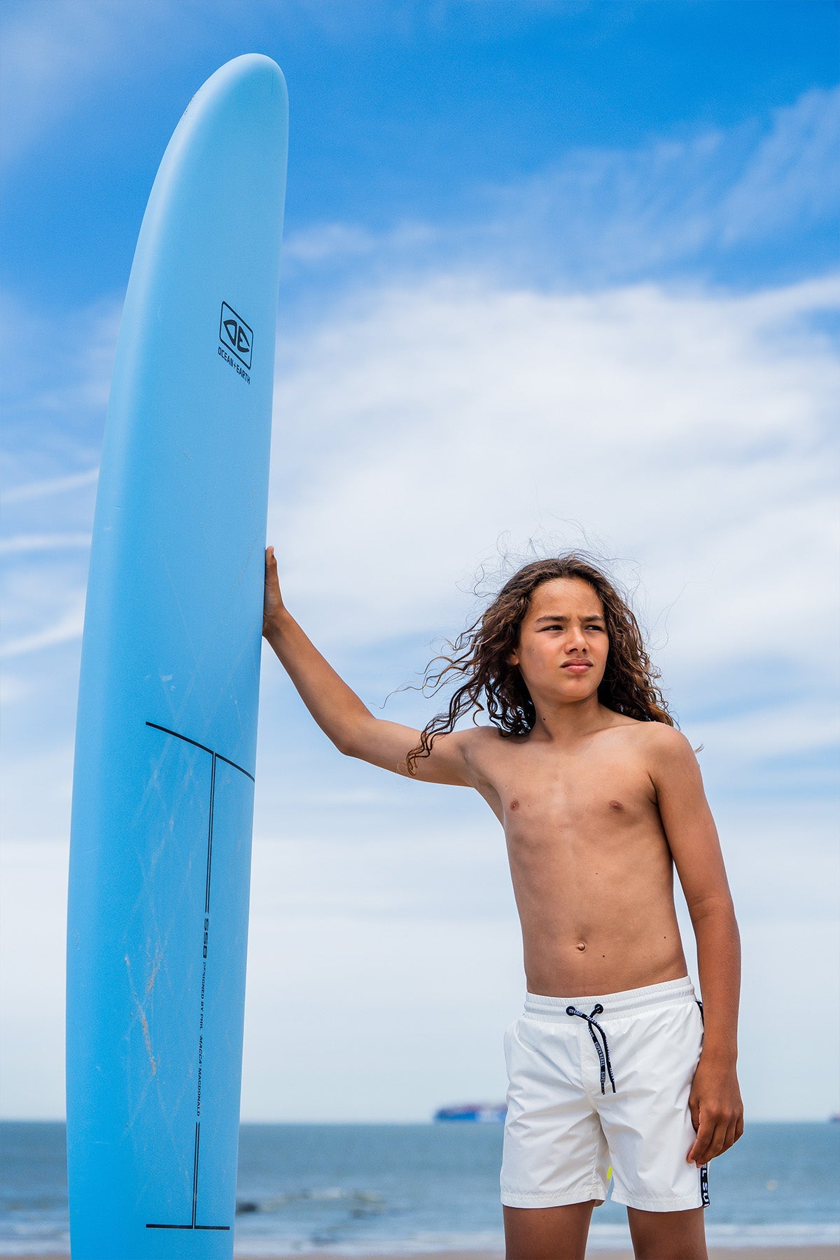 Rocky Swim Short Off White