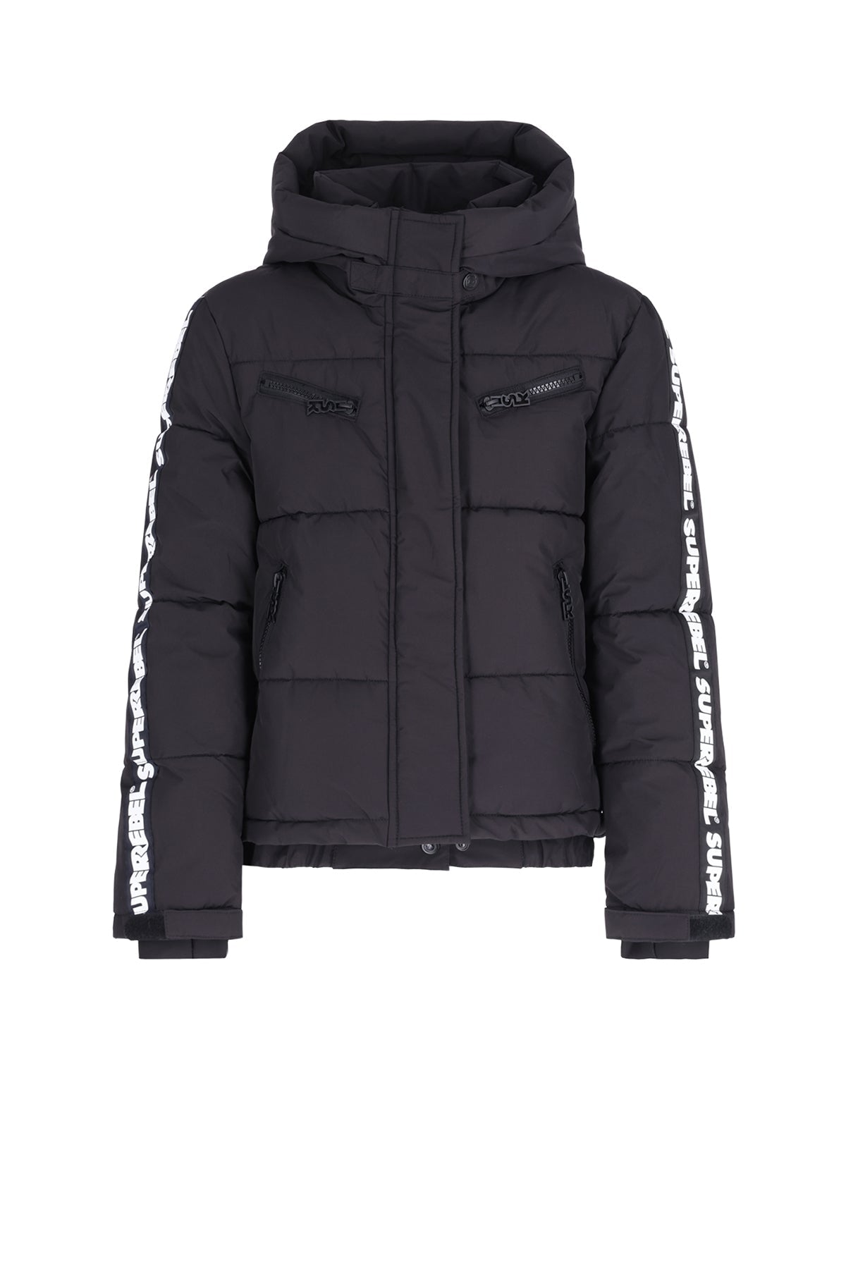 SuperRebel SPICY-T ski-jas met capuchon zwart