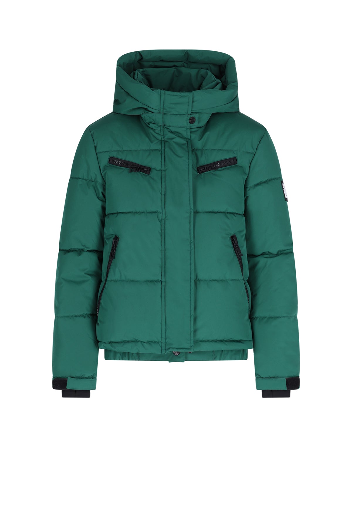SuperRebel SPICY ski-jas met capuchon groen