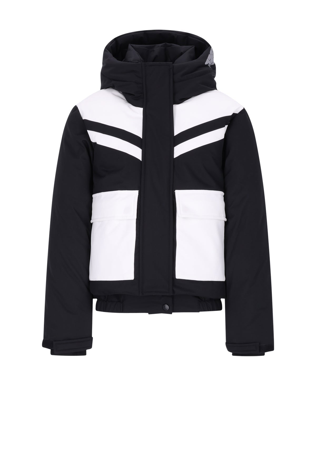 CELI Colorblock Teddy details Ski Jacket Black
