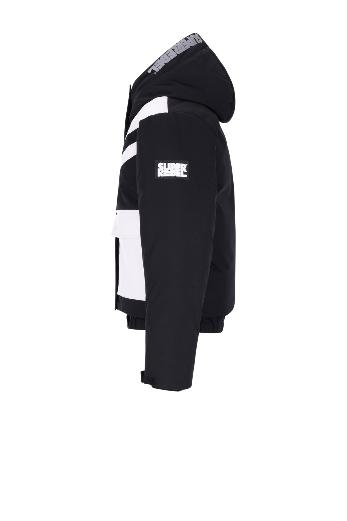 CELI Colorblock Teddy details Ski Jacket Black