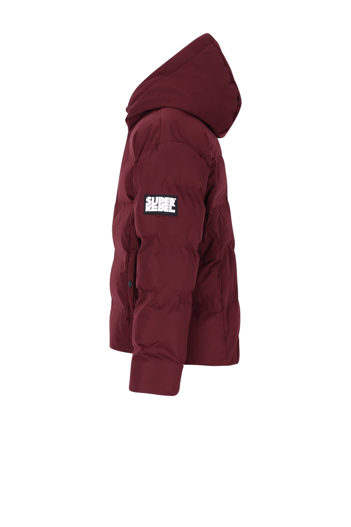 BELLA Oversized Hooded Ski Jacket Bordeaux