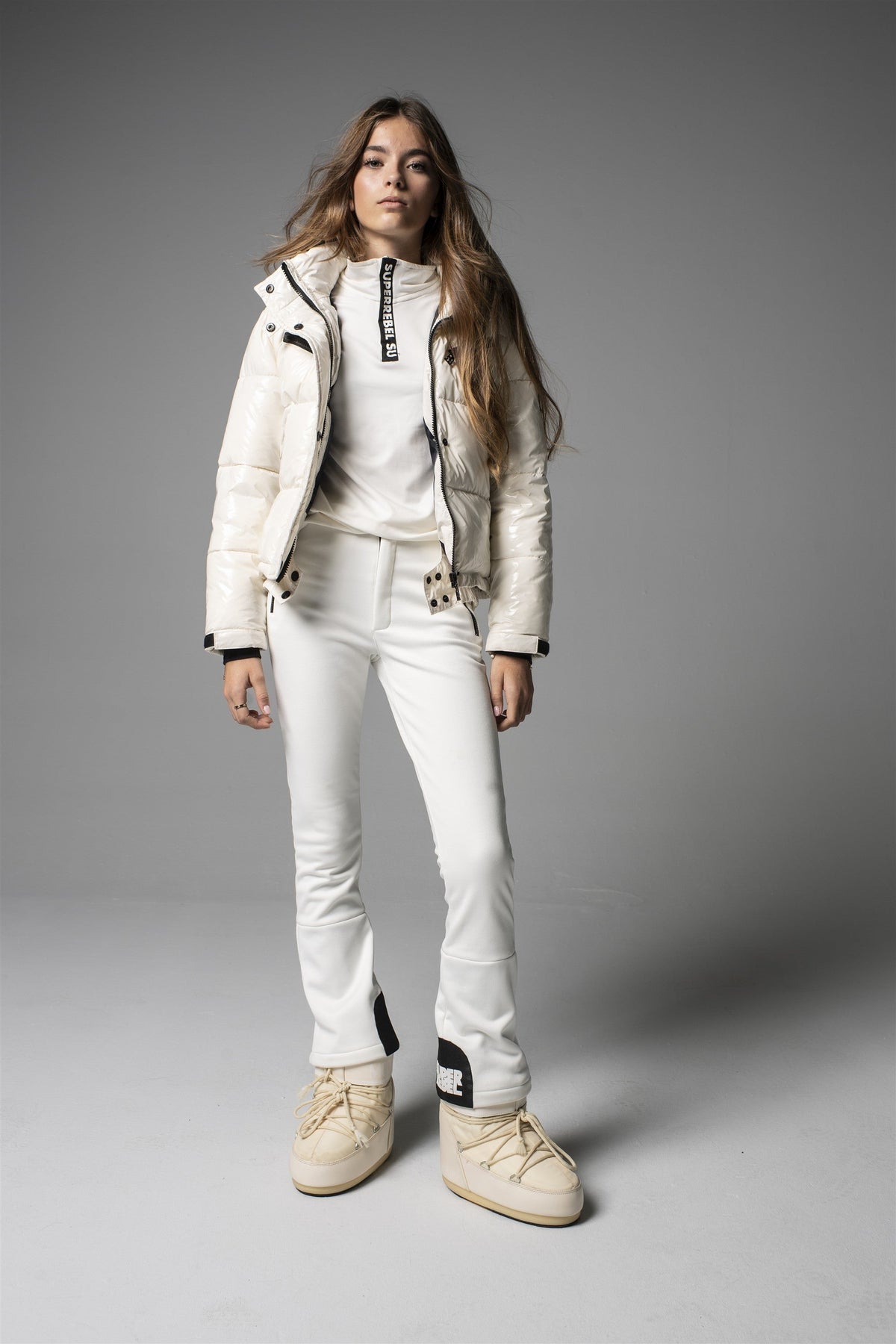 SPEAK Ski Trousers Softshell Offwhite