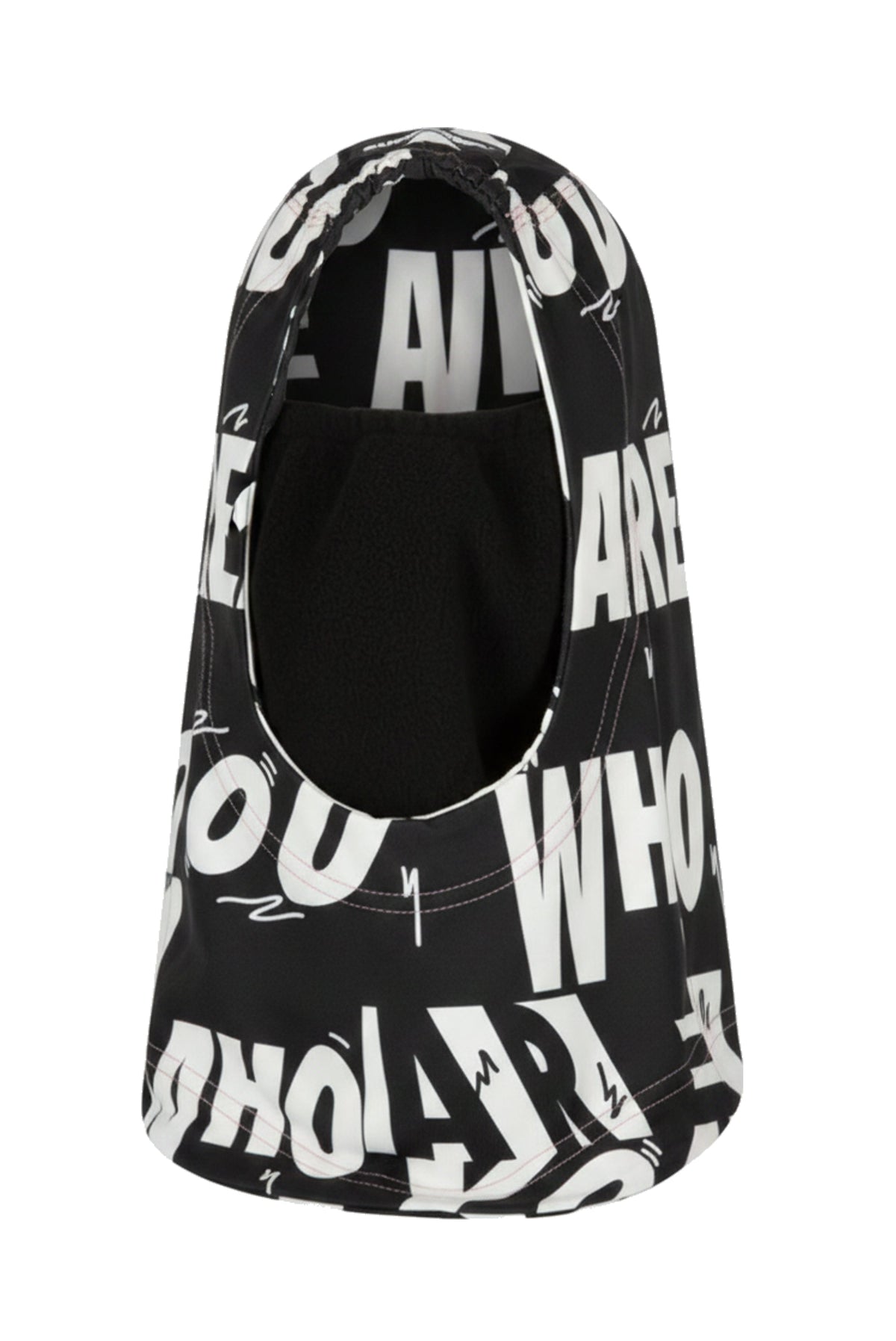 ROBER Fleece Balaclava Black&White