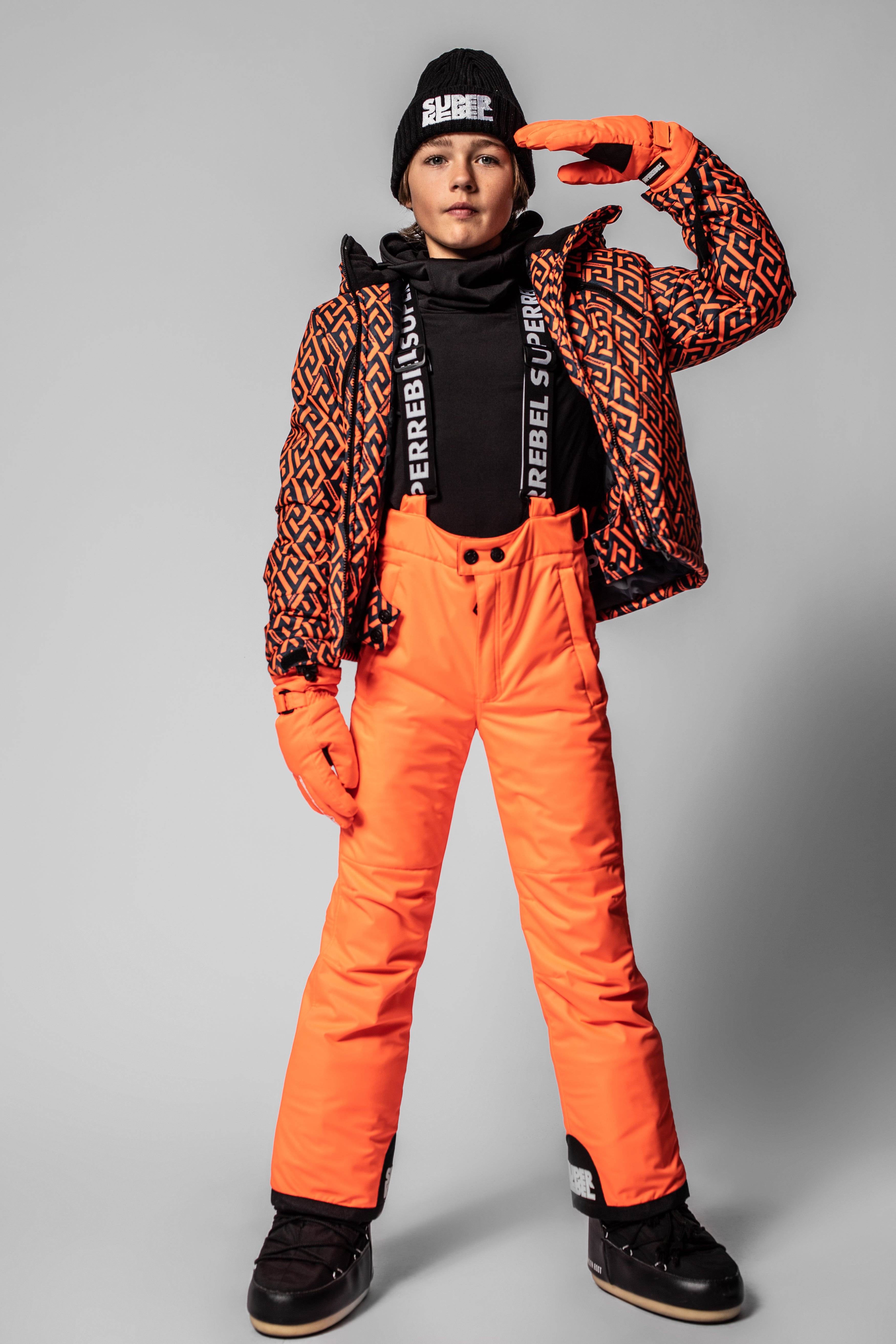 SuperRebel Speed Ski Pants Orange