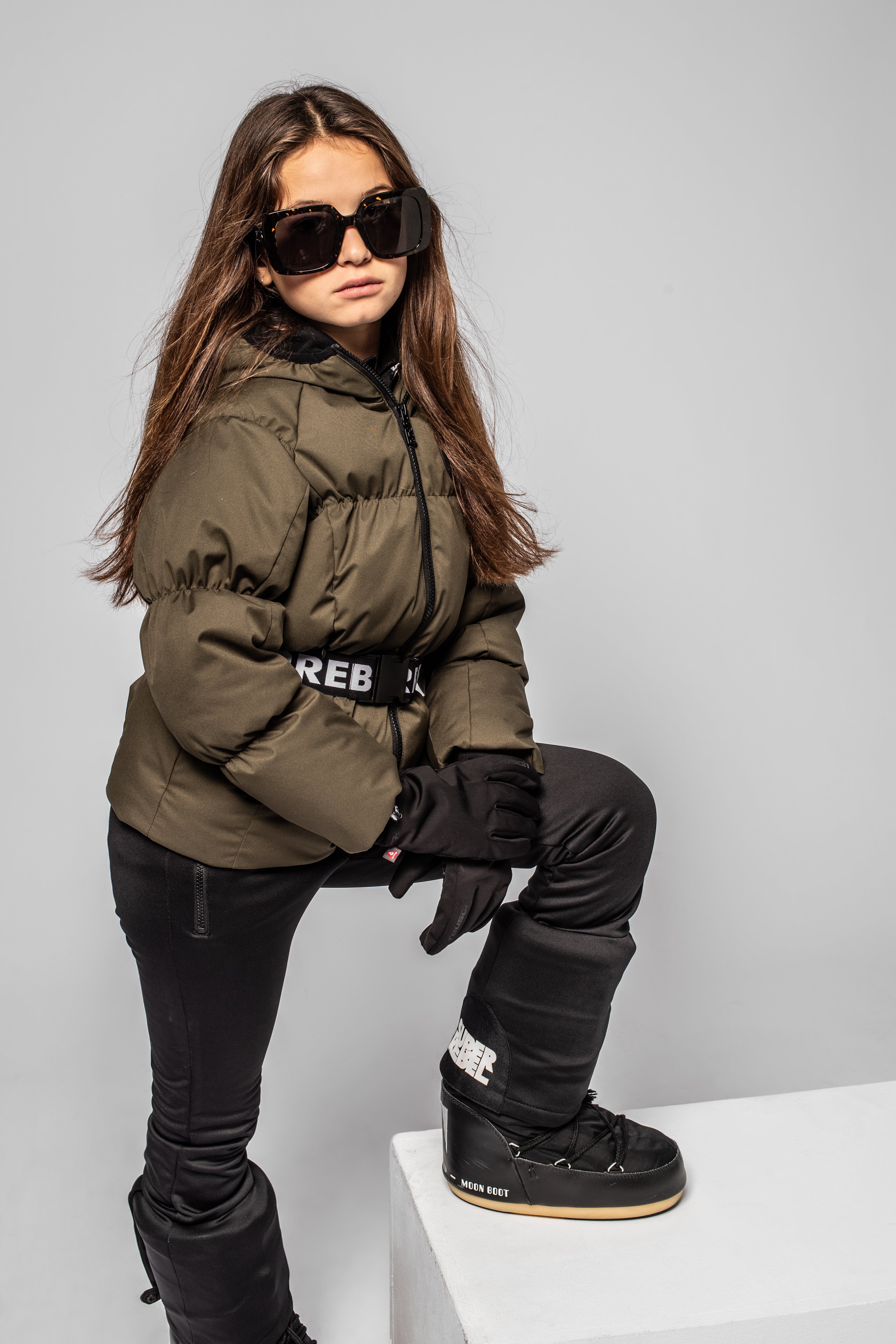 SuperRebel Puff Jacket Green