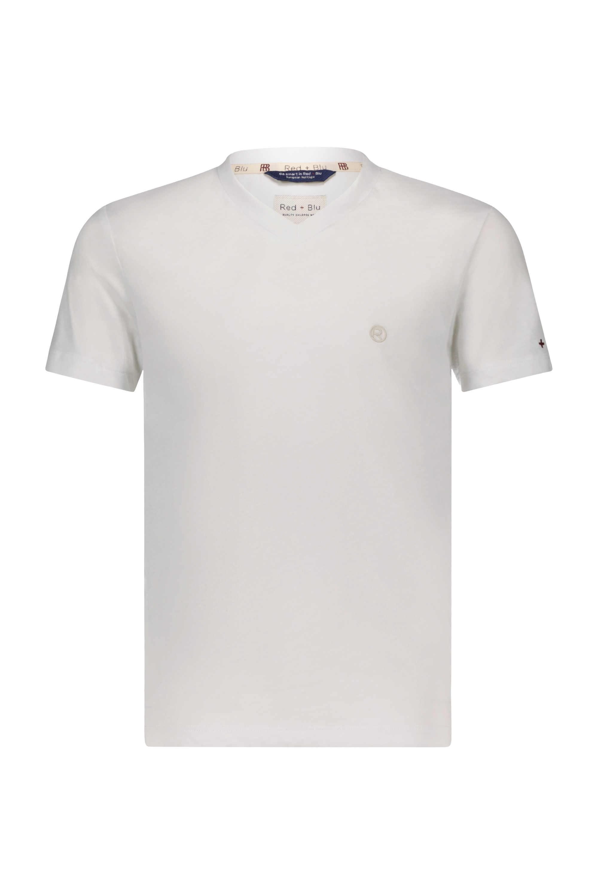 Pijke Boys V-Hals Shirt Wit