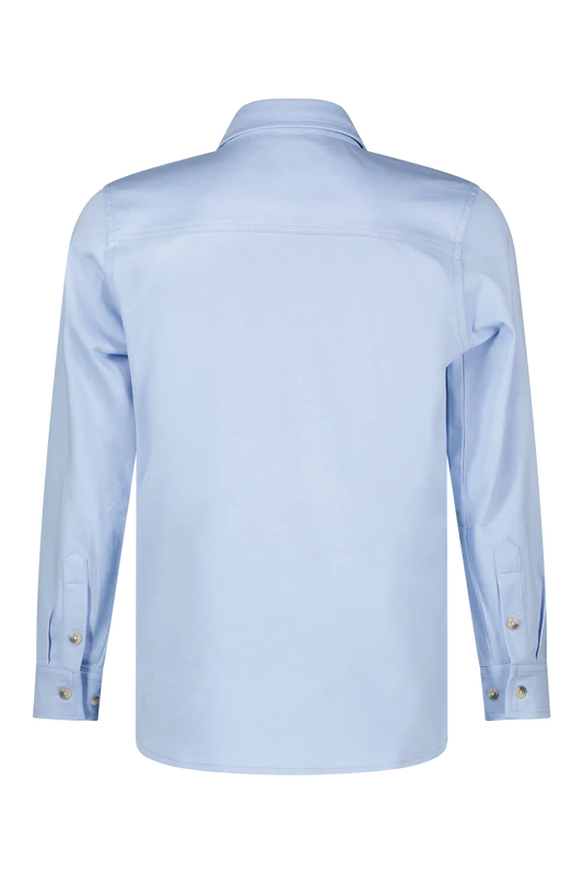 Red&Blu Owen licht blauw overhemd comfort chic Jersey