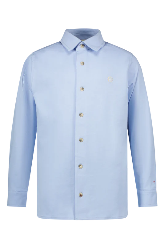 Red&Blu Owen licht blauw overhemd comfort chic Jersey