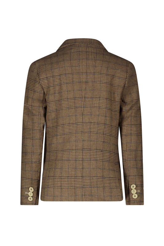 Red&Blu Barry Blazer Chestnut Blue Check