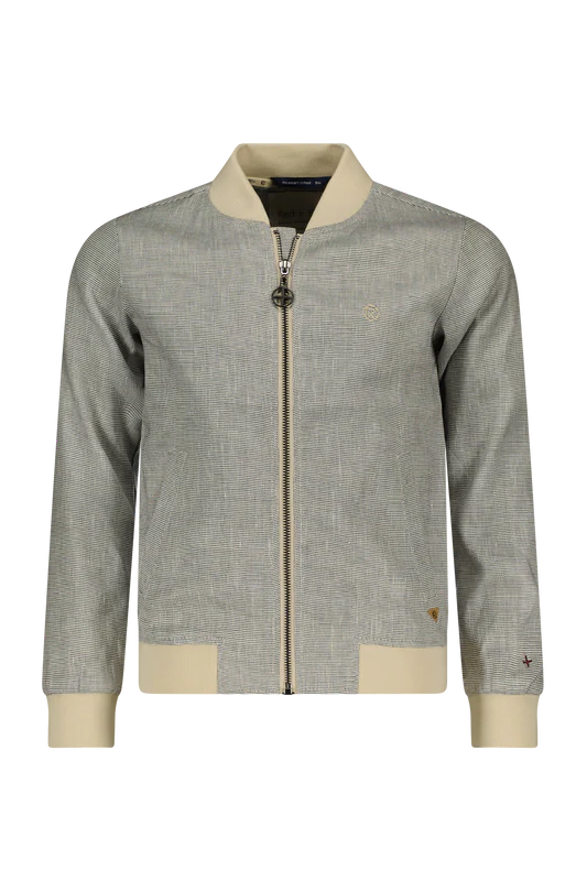 Red&Blu Sebastiaan Bomber navy broken stripe
