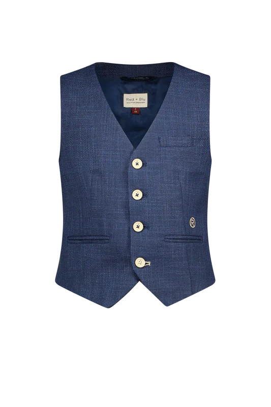 Red&Blu Edward Gilet stone blue