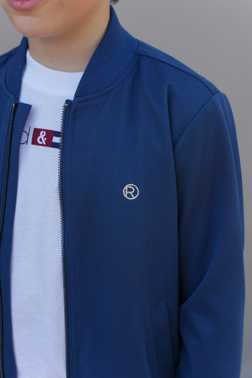 Red&Blu Steve bomber jasje Blauw