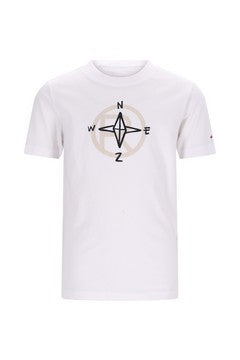 Red&Blu Tom 2-pack T-shirt met kompas- en logoprrint