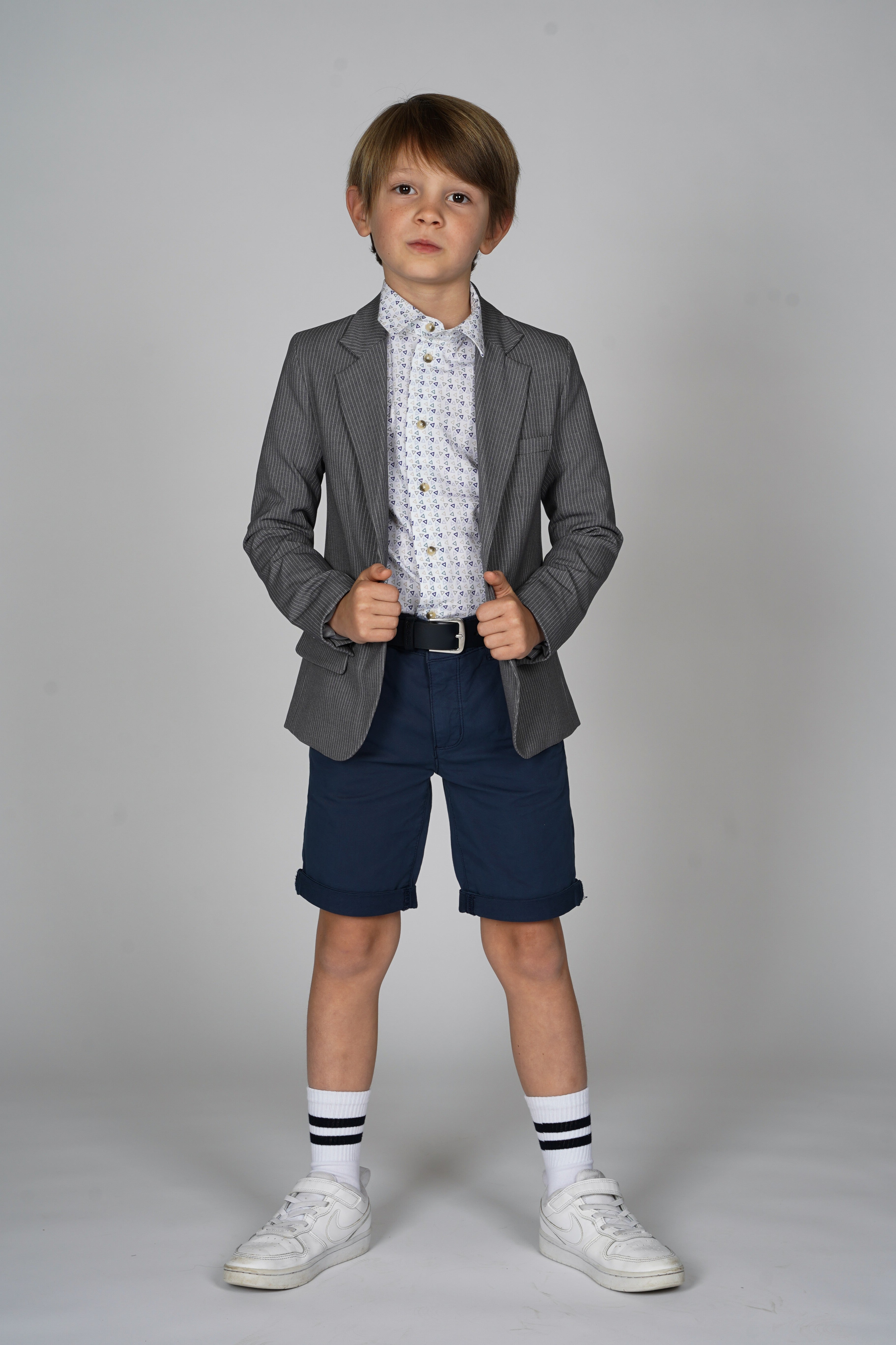 Red&Blu Chino Bermuda Tim Blauw