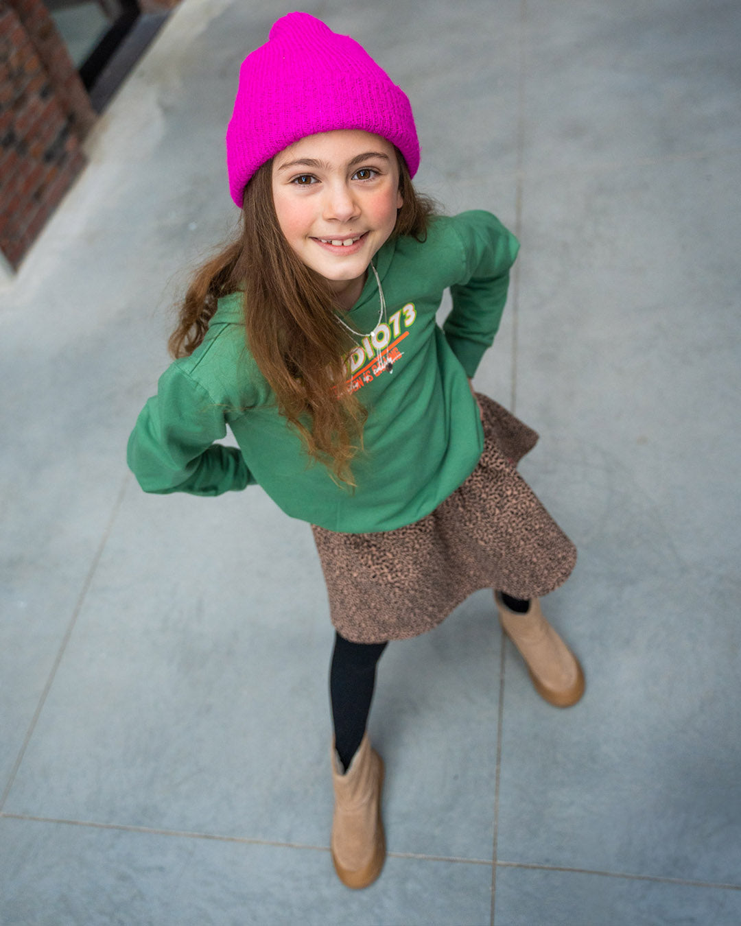 Sweat Rok Rosa Camel All-Overprint Camel - TYGO&vito