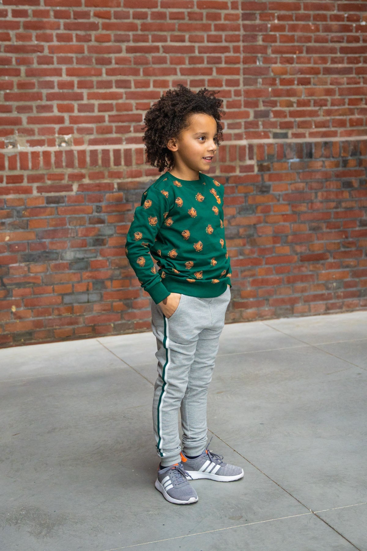 Sweater All-Overprint Jesse Donker Groen - TYGO&vito