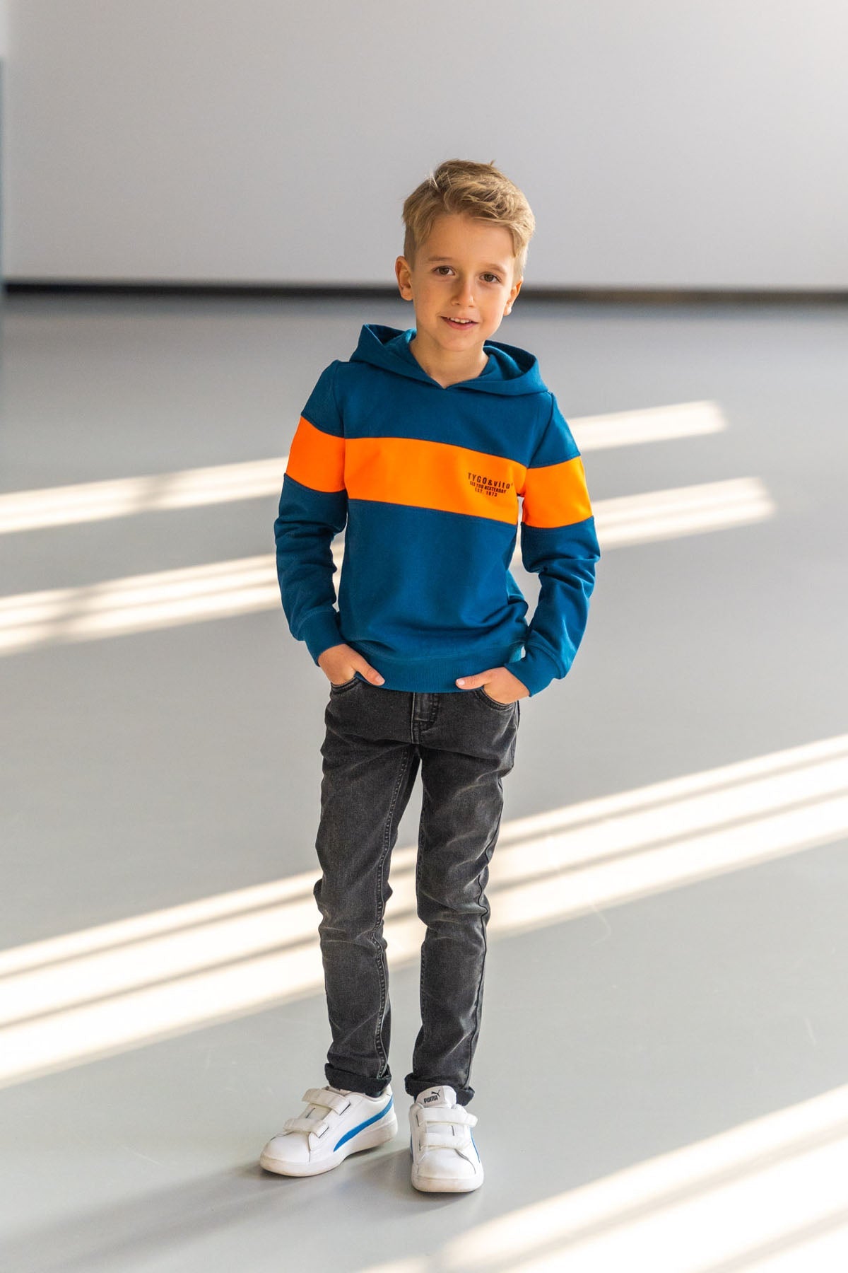 Hoodie Hidde Sporty Blue - TYGO&vito