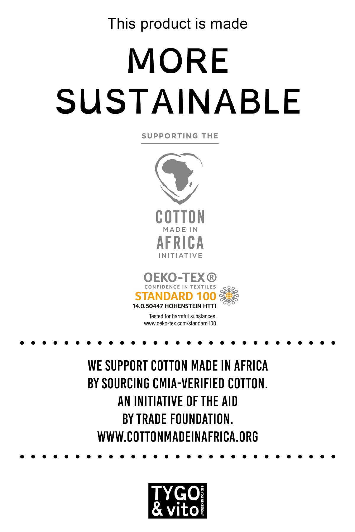 Vest Vince Zwart - TYGO&vito