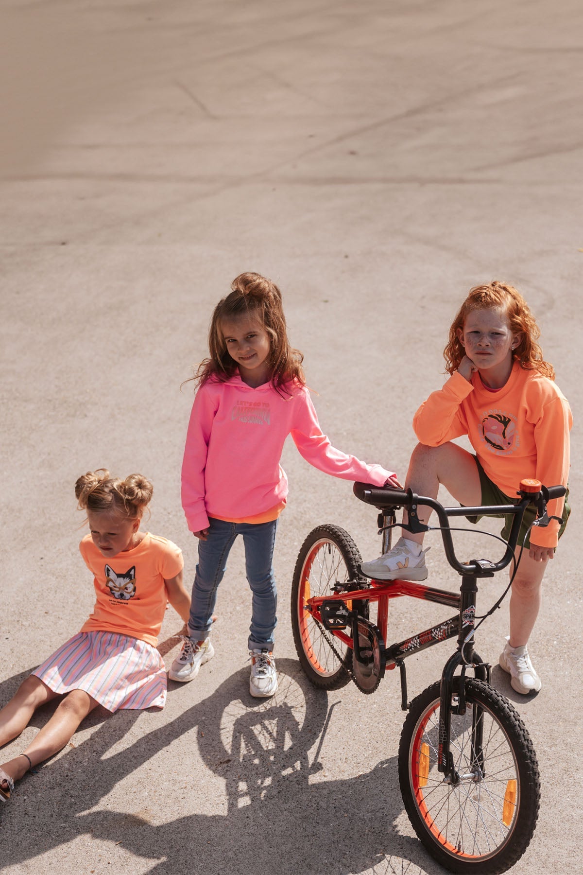 T-Shirt Jill Neon Koraal - TYGO&vito