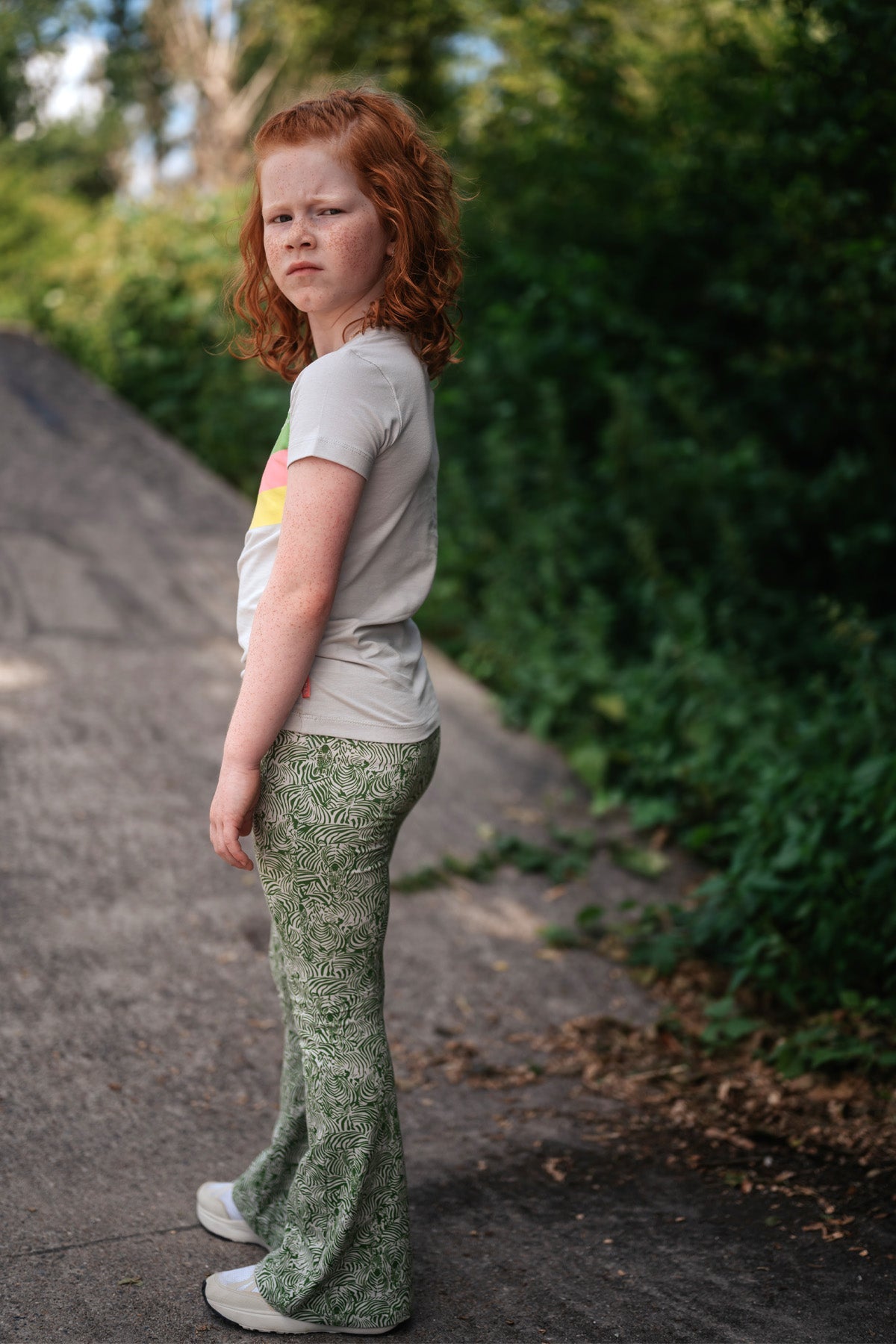 Flared Legging Poppy Groen - TYGO&vito