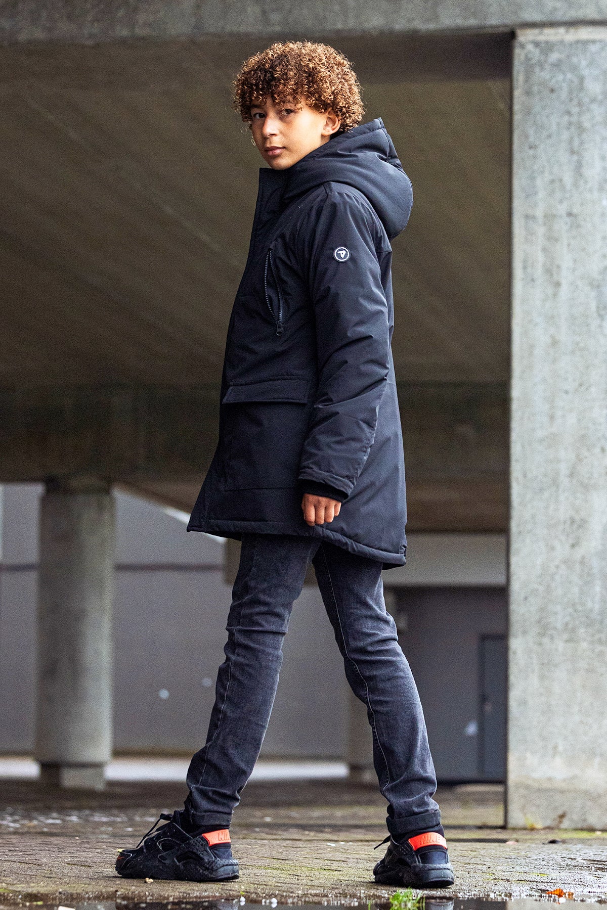 TYGO & vito Parka Bor Zwart