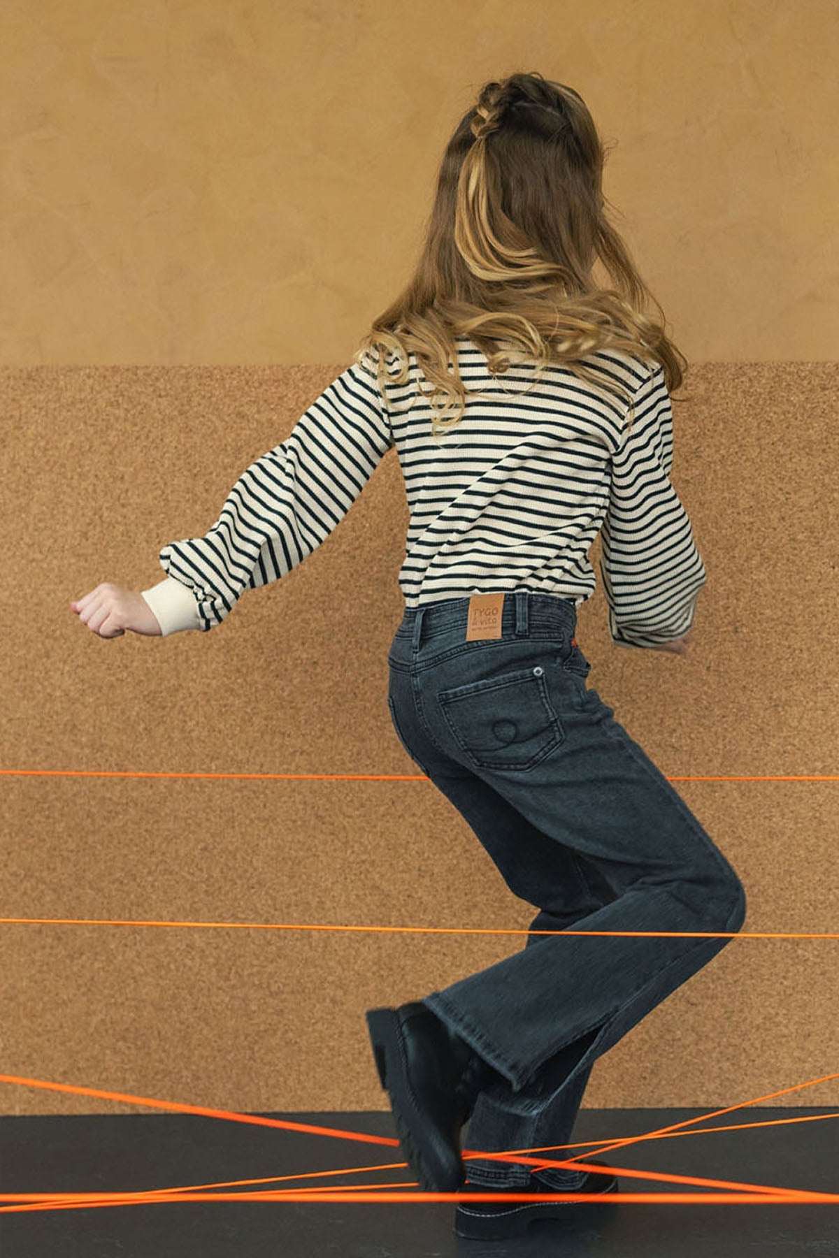 Flarepant Jeans Poppy Grey Denim - TYGO&vito