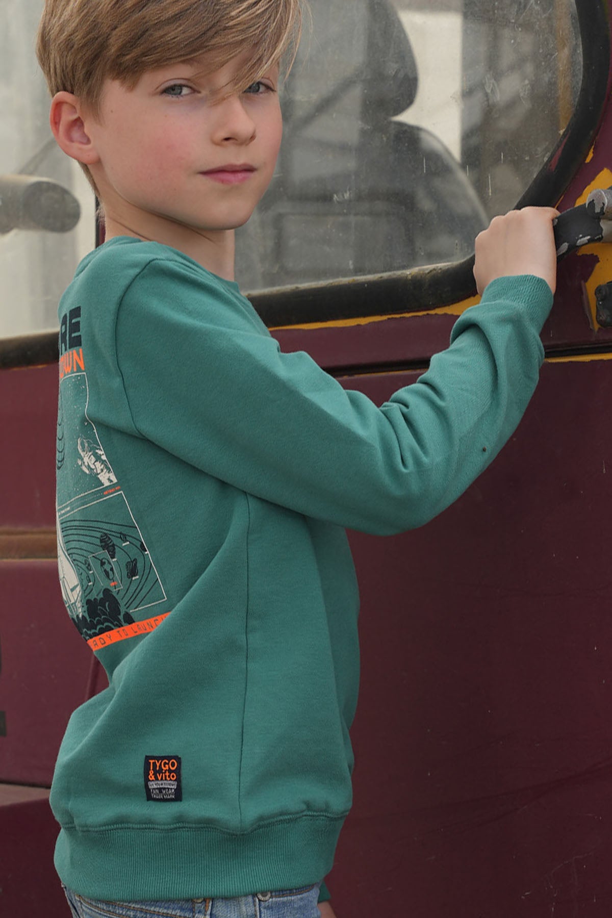 Sweater Silver Groen - TYGO&vito