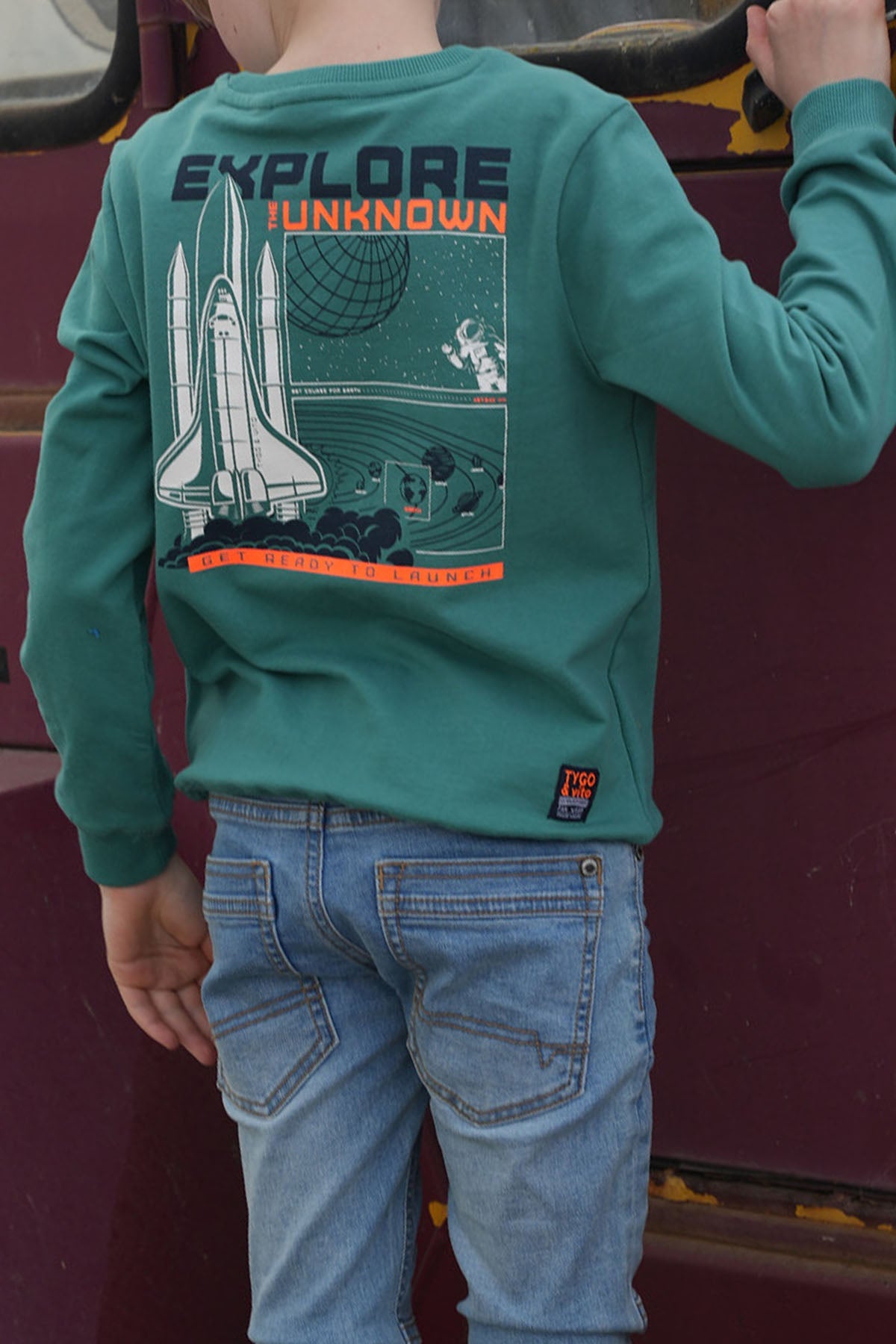 Sweater Silver Groen - TYGO&vito