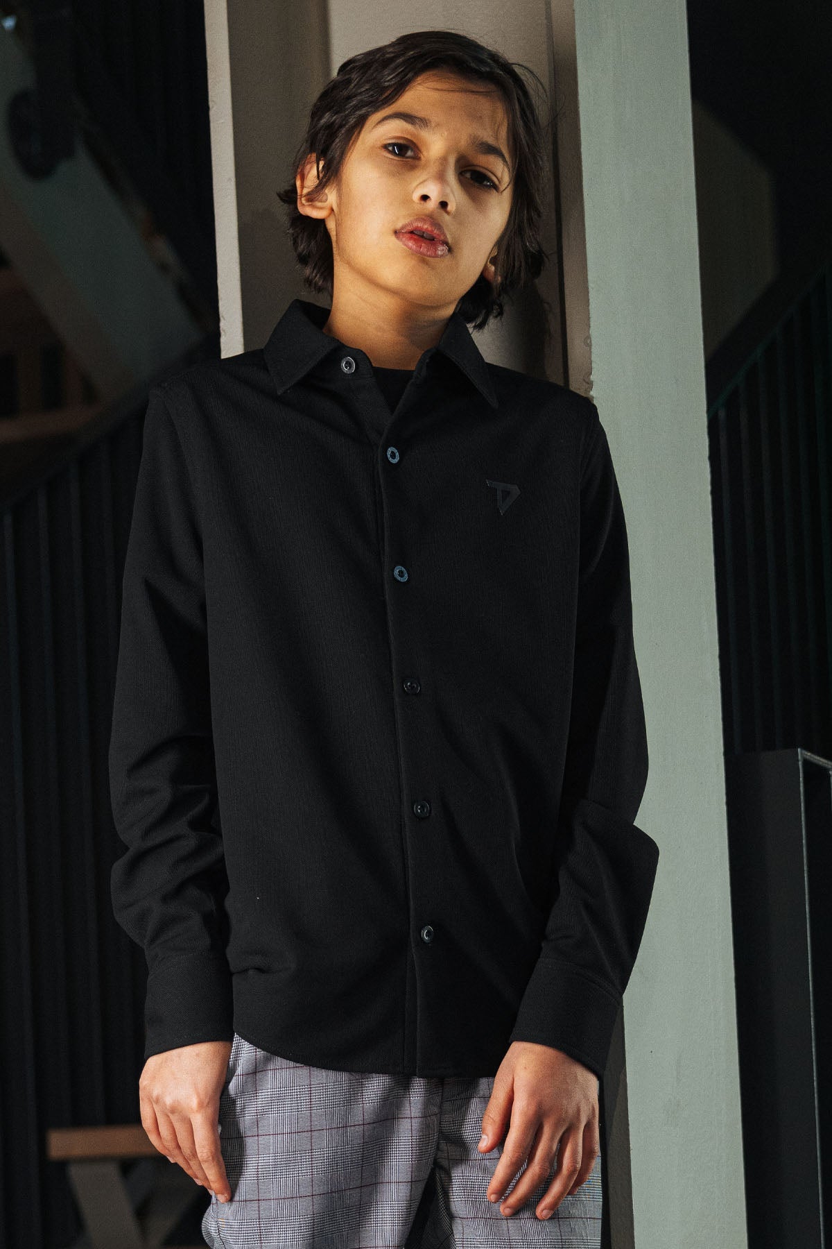 TYGO & vito Shirt Troy Zwart