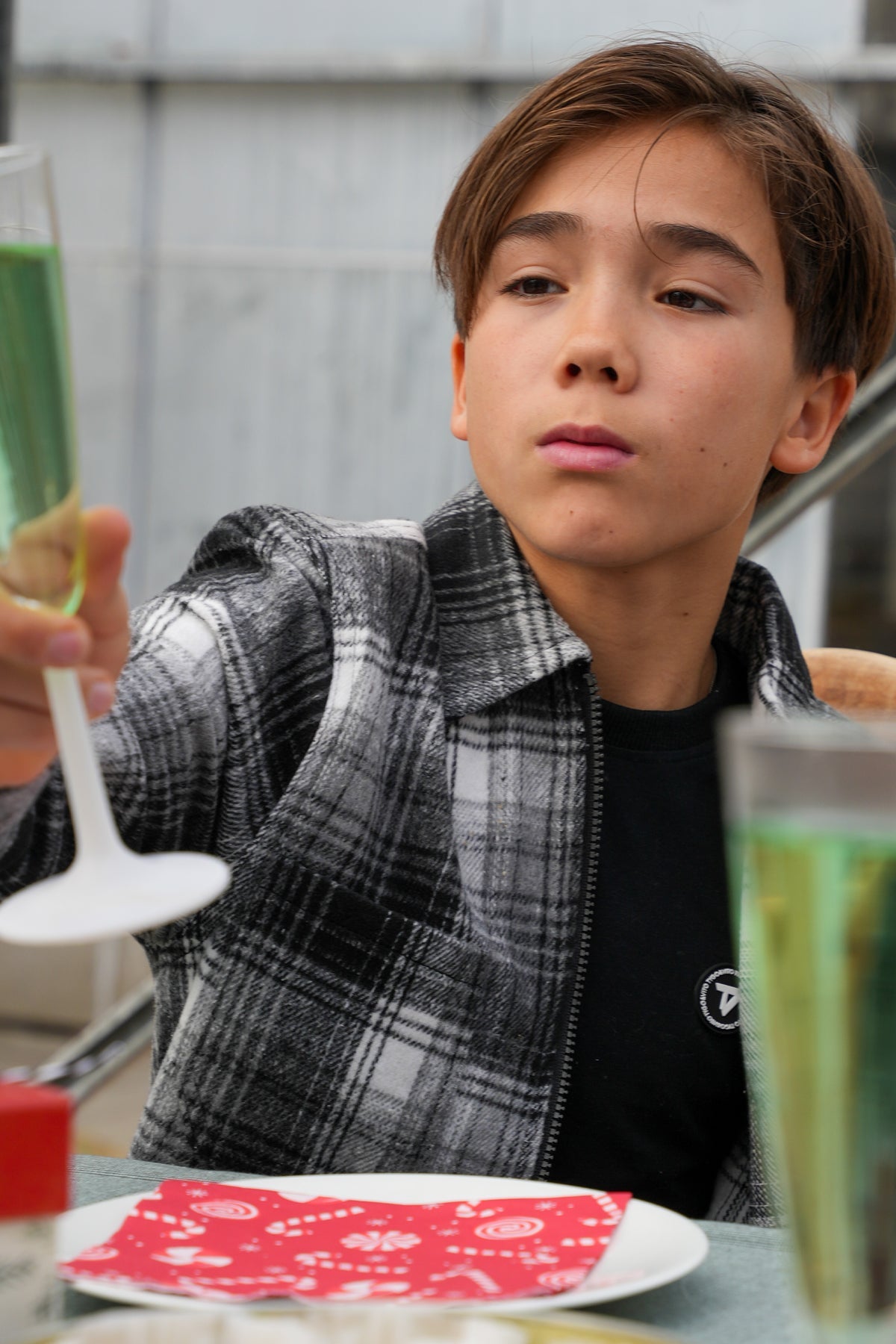 TYGO & vito Overshirt Teddy Zwart